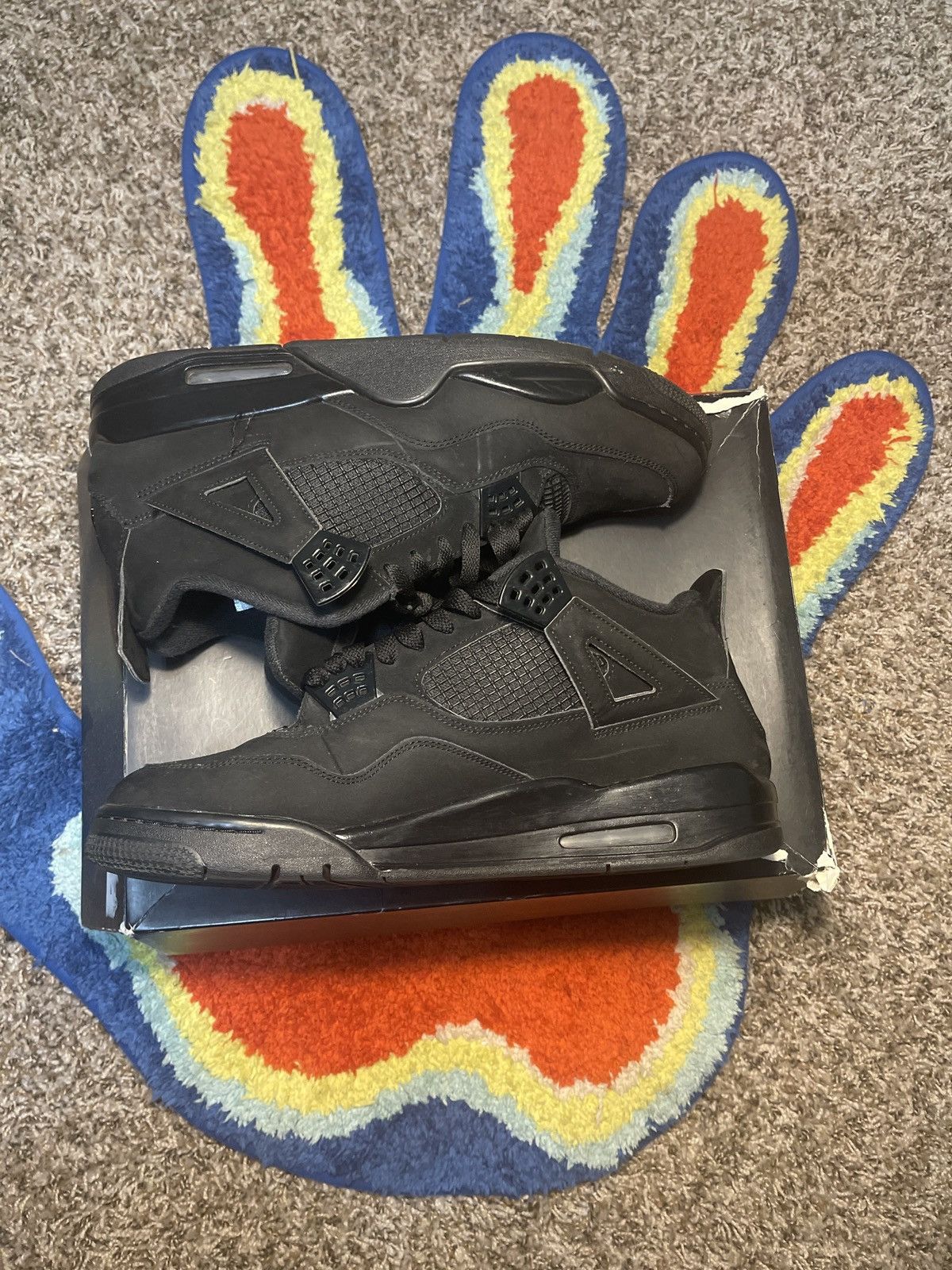 Jordan Brand Jordan 4 Retro “Black Cat” 2020 Size US 13 / EU 46 - 2 Thumbnail