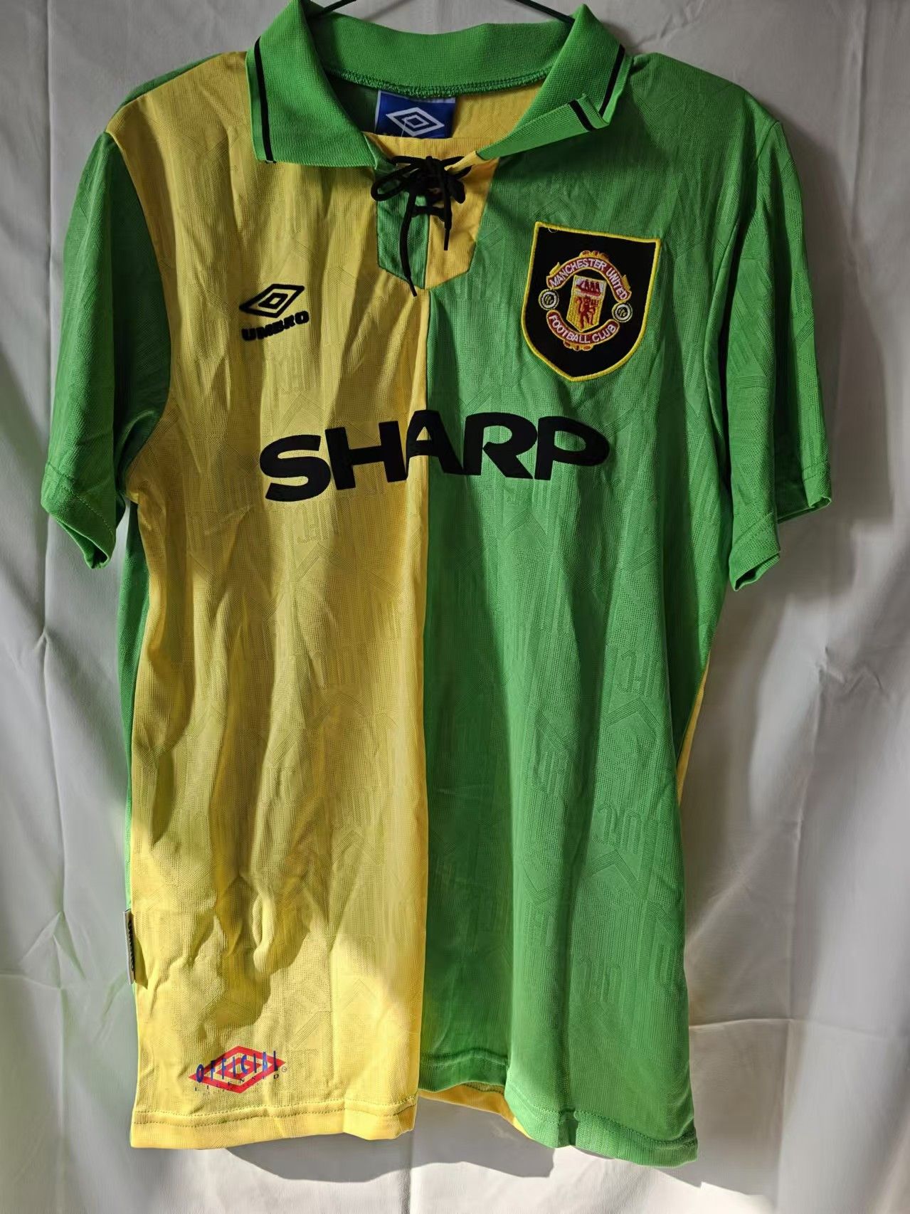 Other MUFC #7 Cantona Jersey Green Size US XXL / EU 58 / 5 - 2 Thumbnail