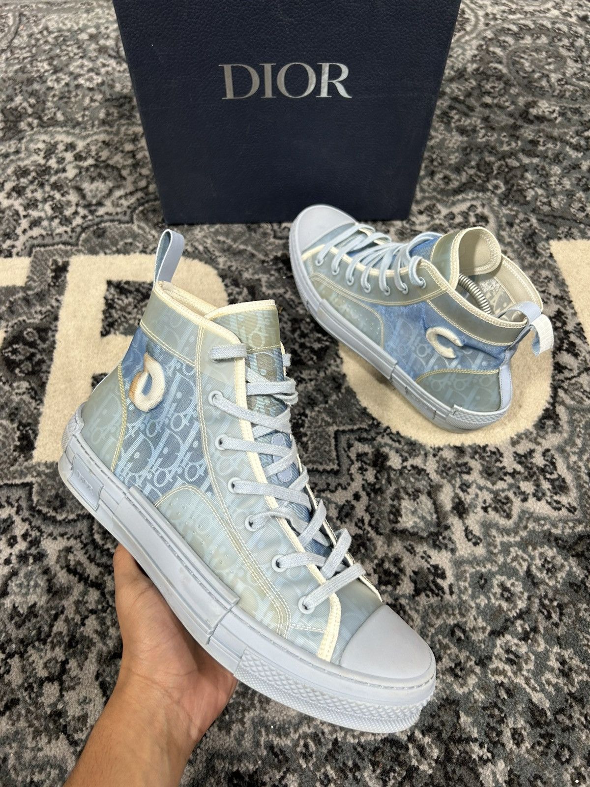 Dior Dior B23 High-Top Size 11US/44EU Size US 11 / EU 44 - 2 Thumbnail