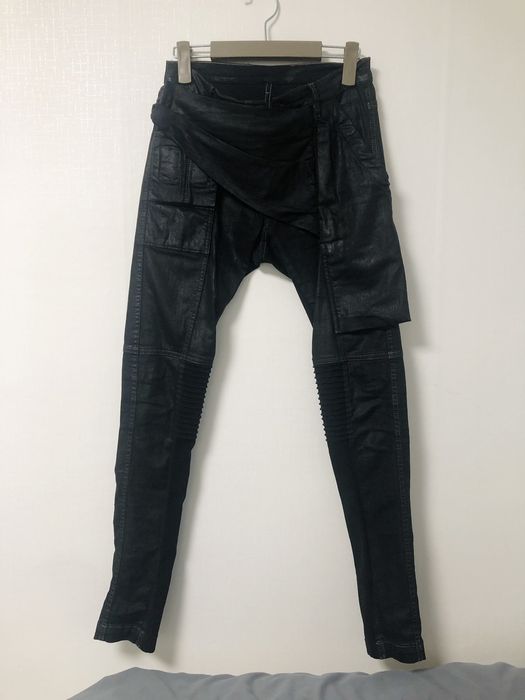 Rick Owens Rick Owens 15SS FAUN Drkshdw Wax Coates Memphis Pants