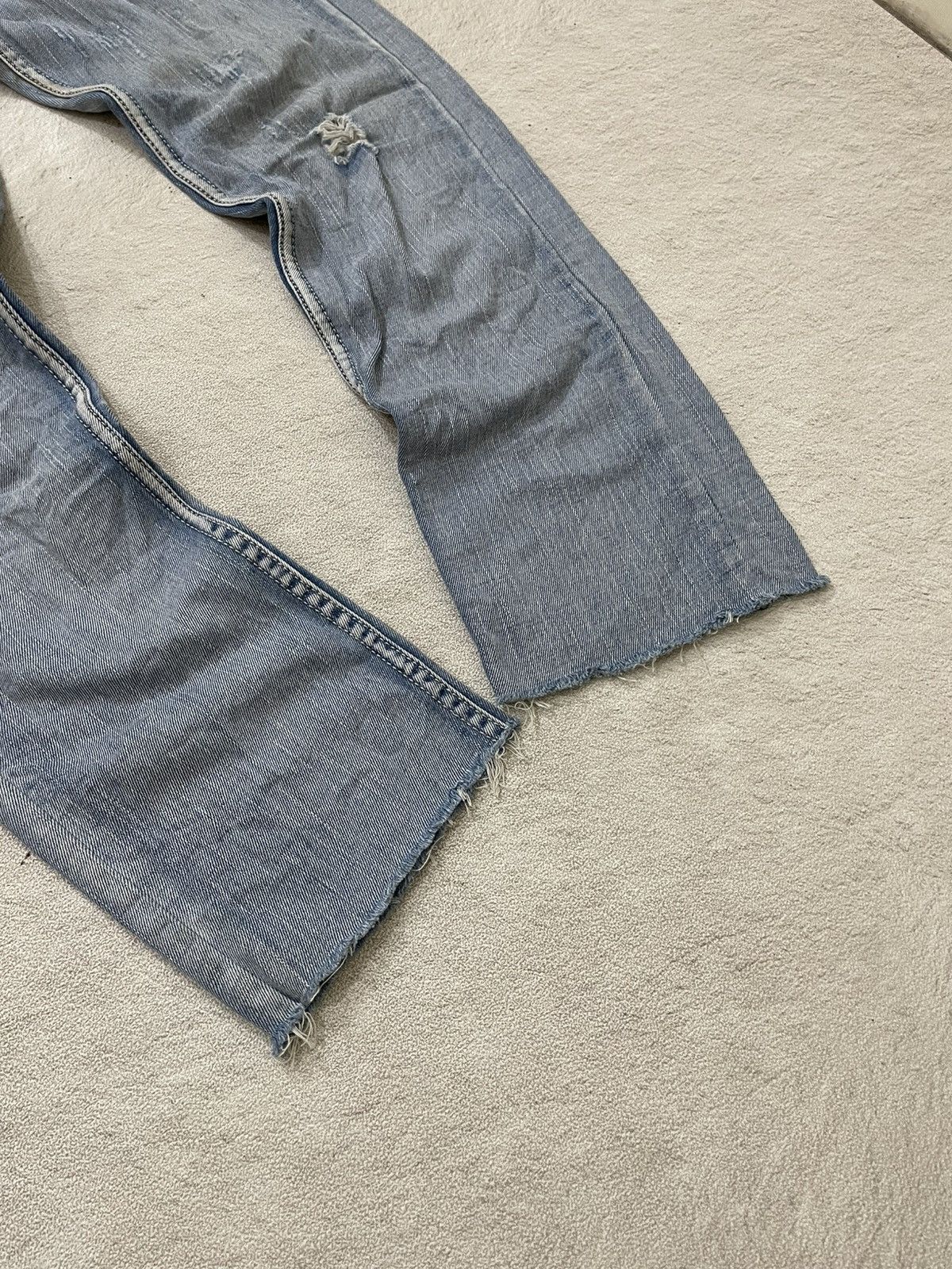 Diesel 2000s Diesel Ripped Denim Jeans Wash Y2K Ifsix LGB hysteric Size US 30 / EU 46 - 6 Thumbnail