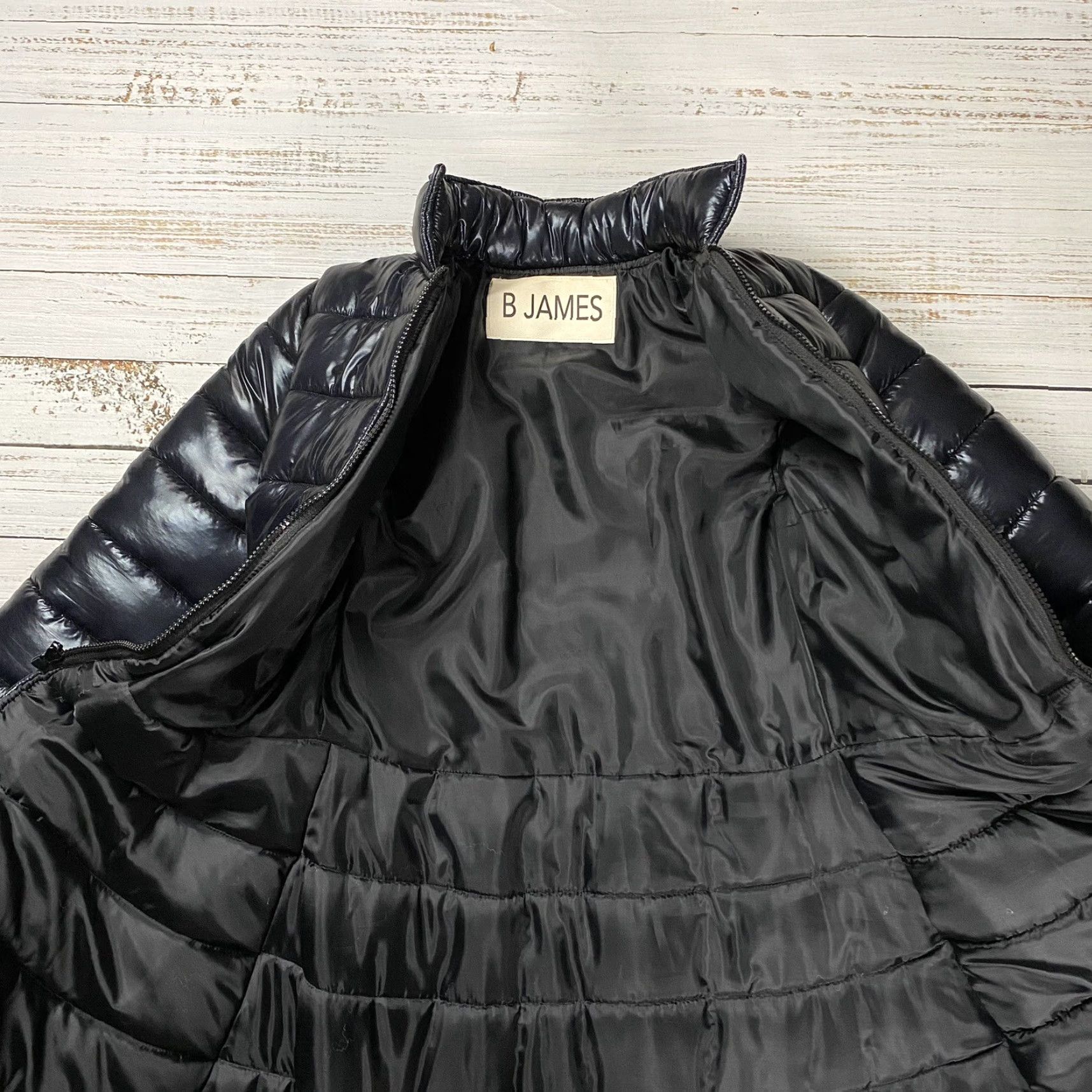 Vintage B JAMES LA COAT BLACK PUFFER LONG PUFFY JACKET BIG A55 RARE DOJA GAGA KAROL G Womens Size XS / US 0-2 / IT 36-38 - 5 Thumbnail