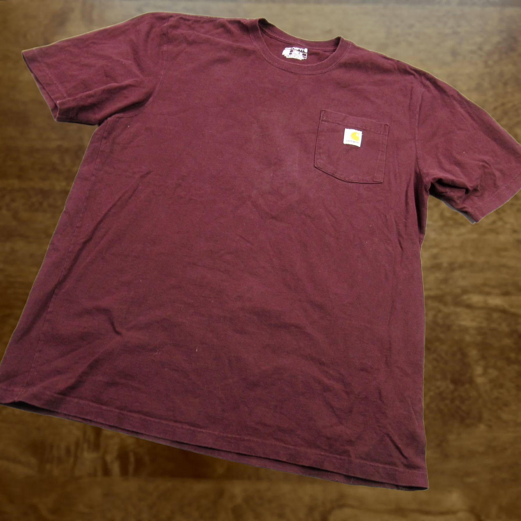 Carhartt Carhartt Mens Shirt Large Tall Short Sleeve Crew Neck Loose Lightweight Pocket Size US L / EU 52-54 / 3 - 1 Thumbnail