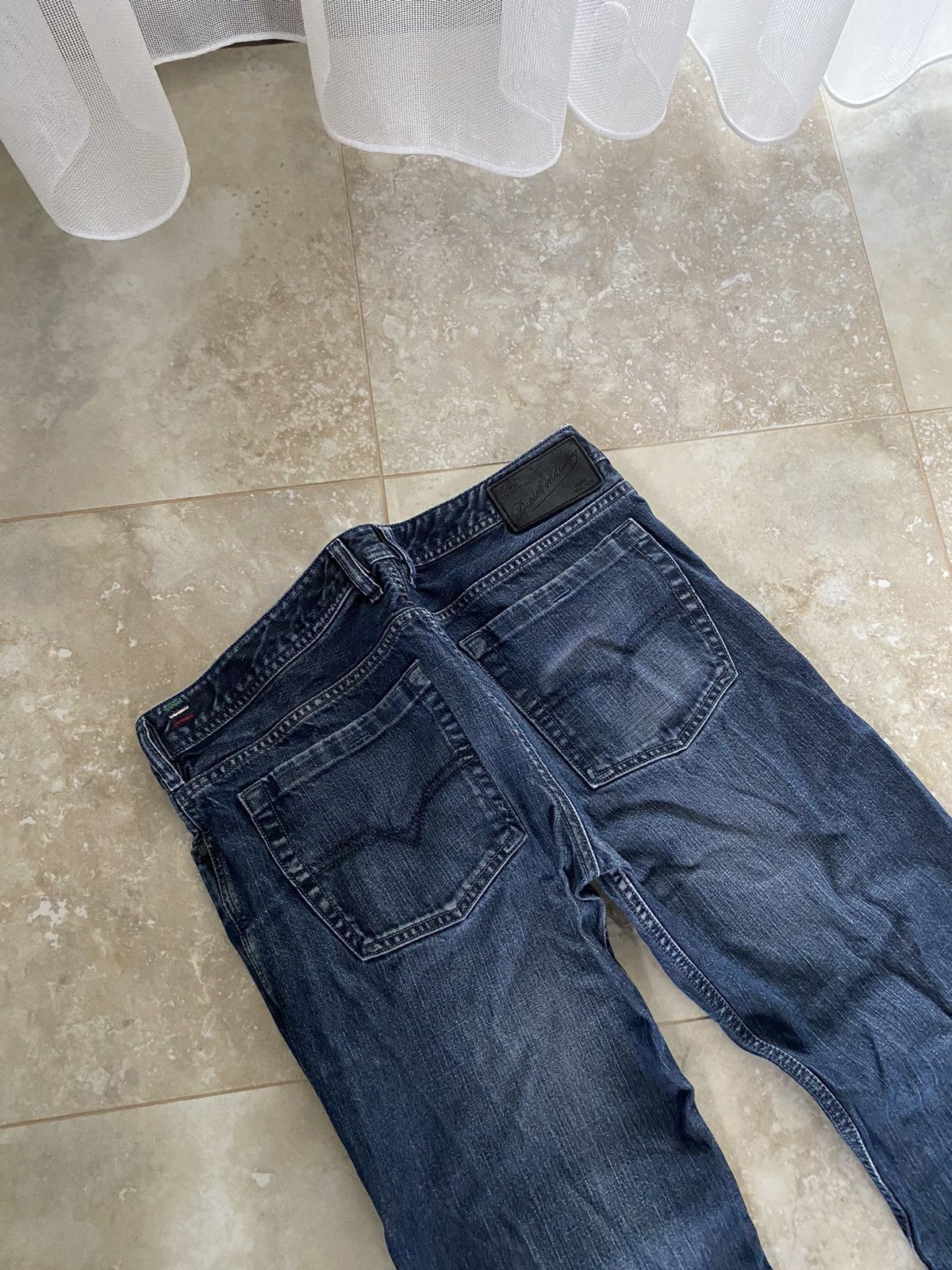 Diesel Diesel Faded Blue Jeans Straight Leg Vintage Denim Y2K Mini Size US 34 / EU 50 - 5 Thumbnail