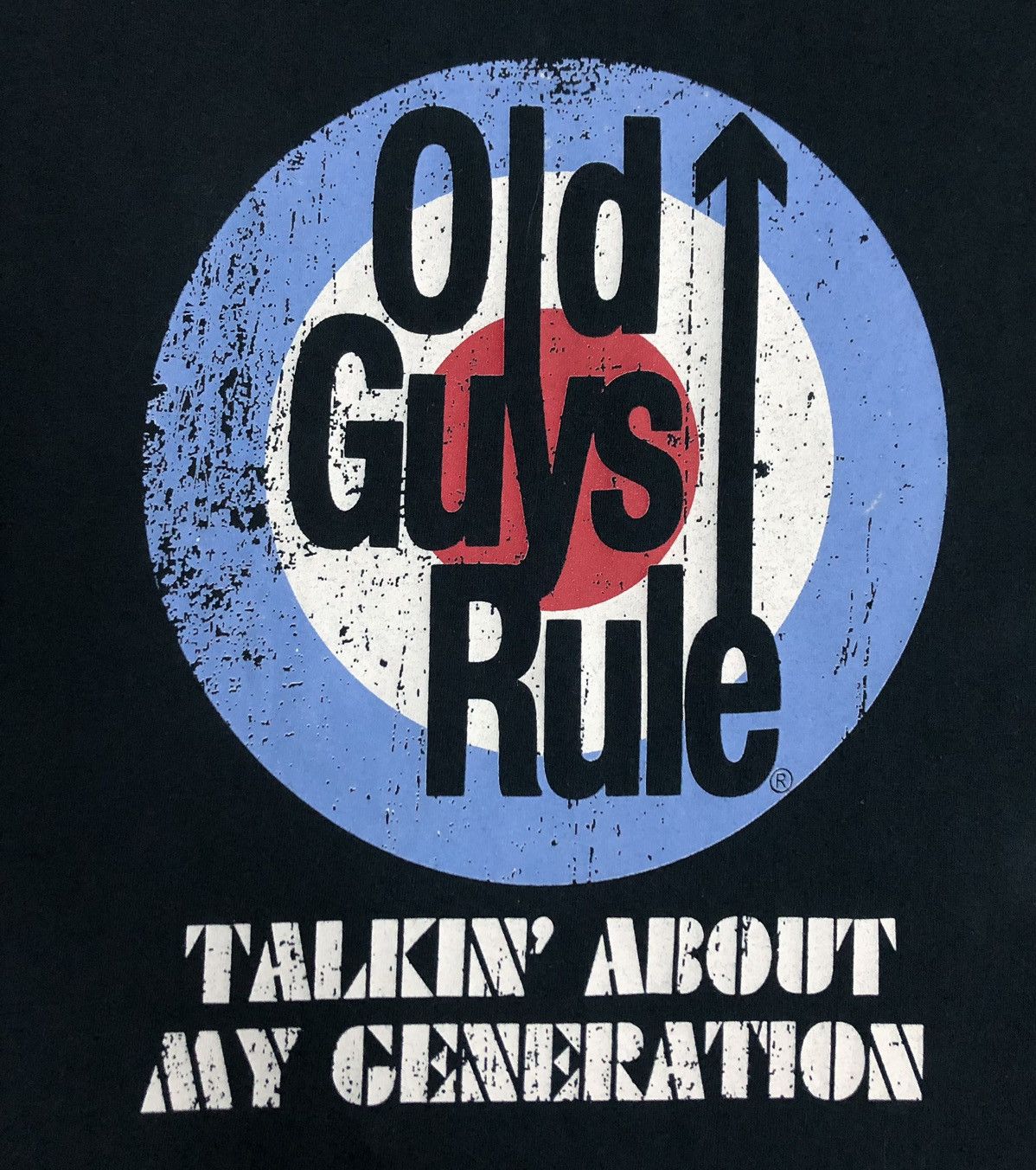 Vintage Vintage Old Guys Rule Talkin' About My Generation T-Shirt Size US L / EU 52-54 / 3 - 3 Thumbnail
