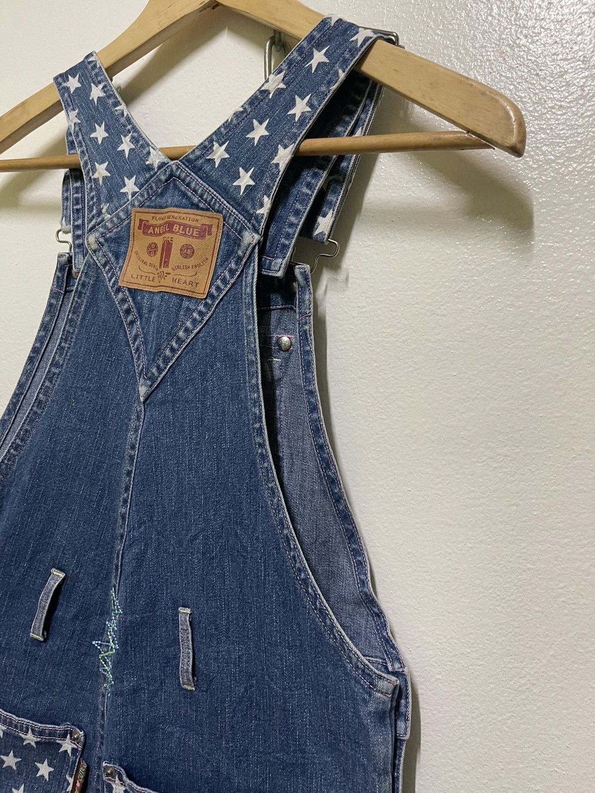Angel Blue × Japanese Brand × Vintage Angel Blue Overall Patches Denim Size 30" / US 8 / IT 44 - 19 Thumbnail
