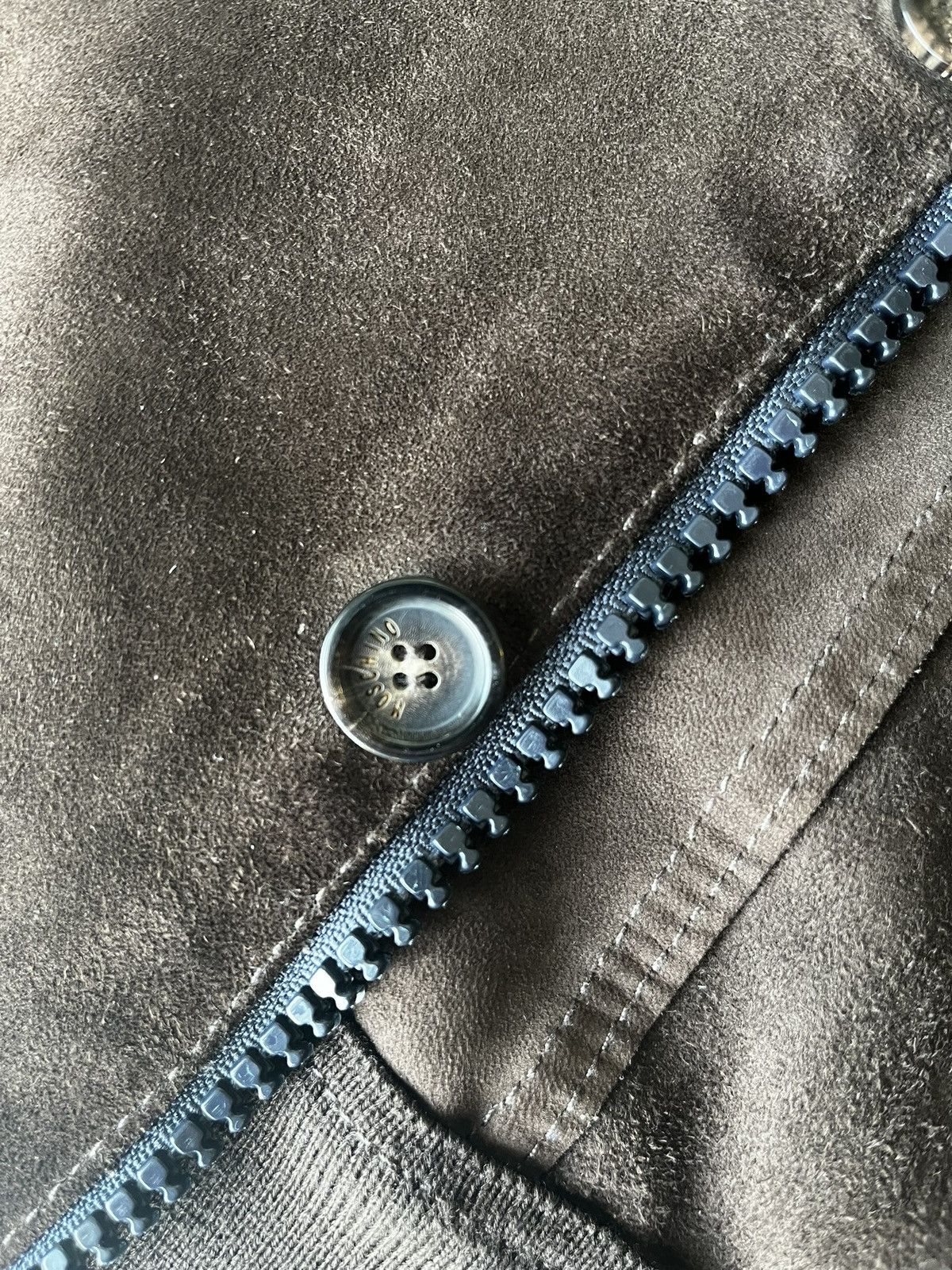 Moschino Moschino Suede Leather Varsity Bomber Jacket Made In Italy Size US S / EU 44-46 / 1 - 4 Thumbnail