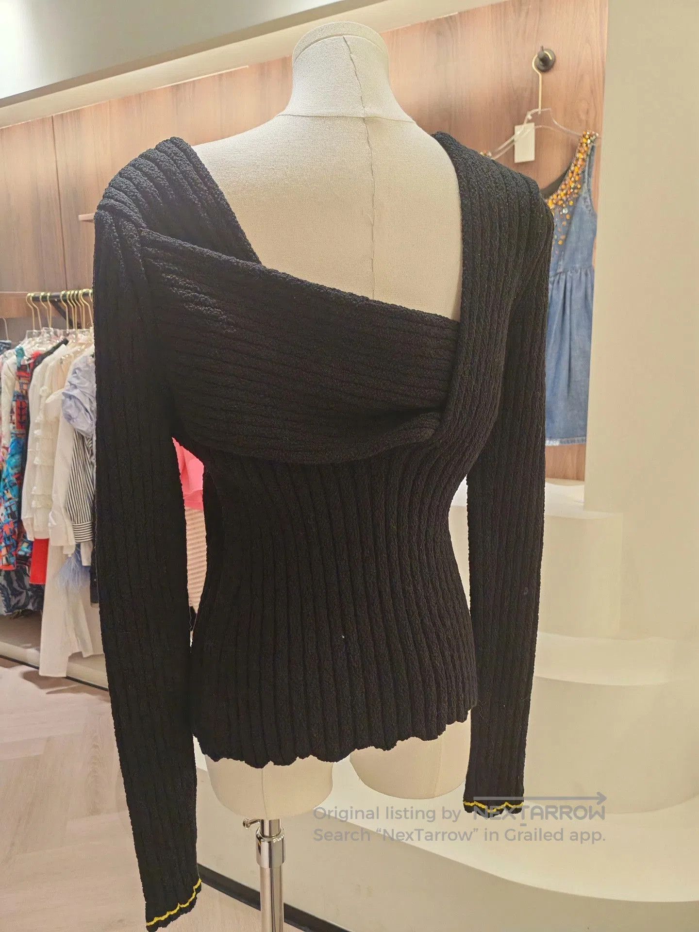 Bottega Veneta Bottega Veneta Black Knit Sweater. Size S / US 4 / IT 40 - 2 Thumbnail