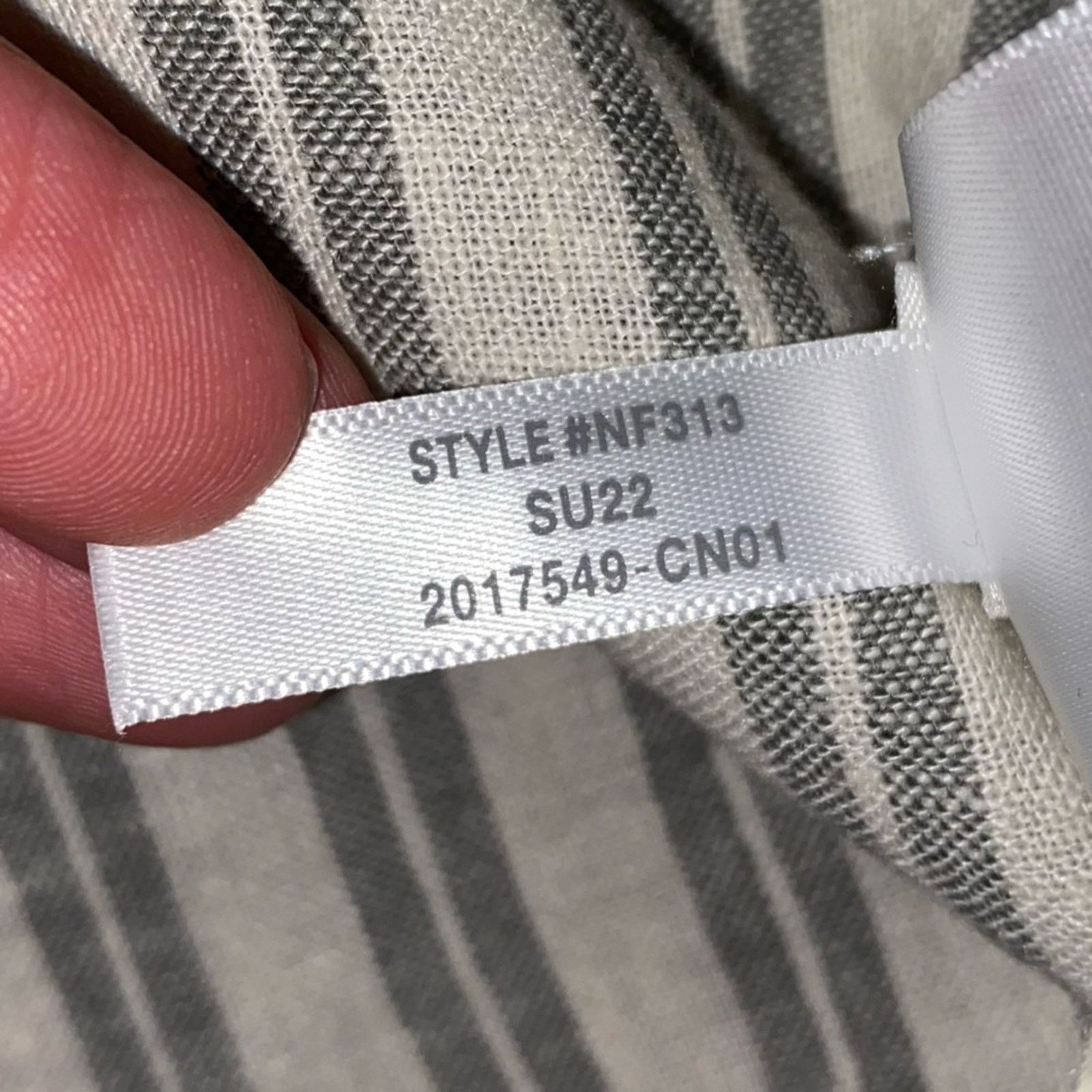 Madewell Madewell $82 Linen-Blend Lakeline Shirt Gray Stripe Womens M Size M / US 6-8 / IT 42-44 - 9 Thumbnail