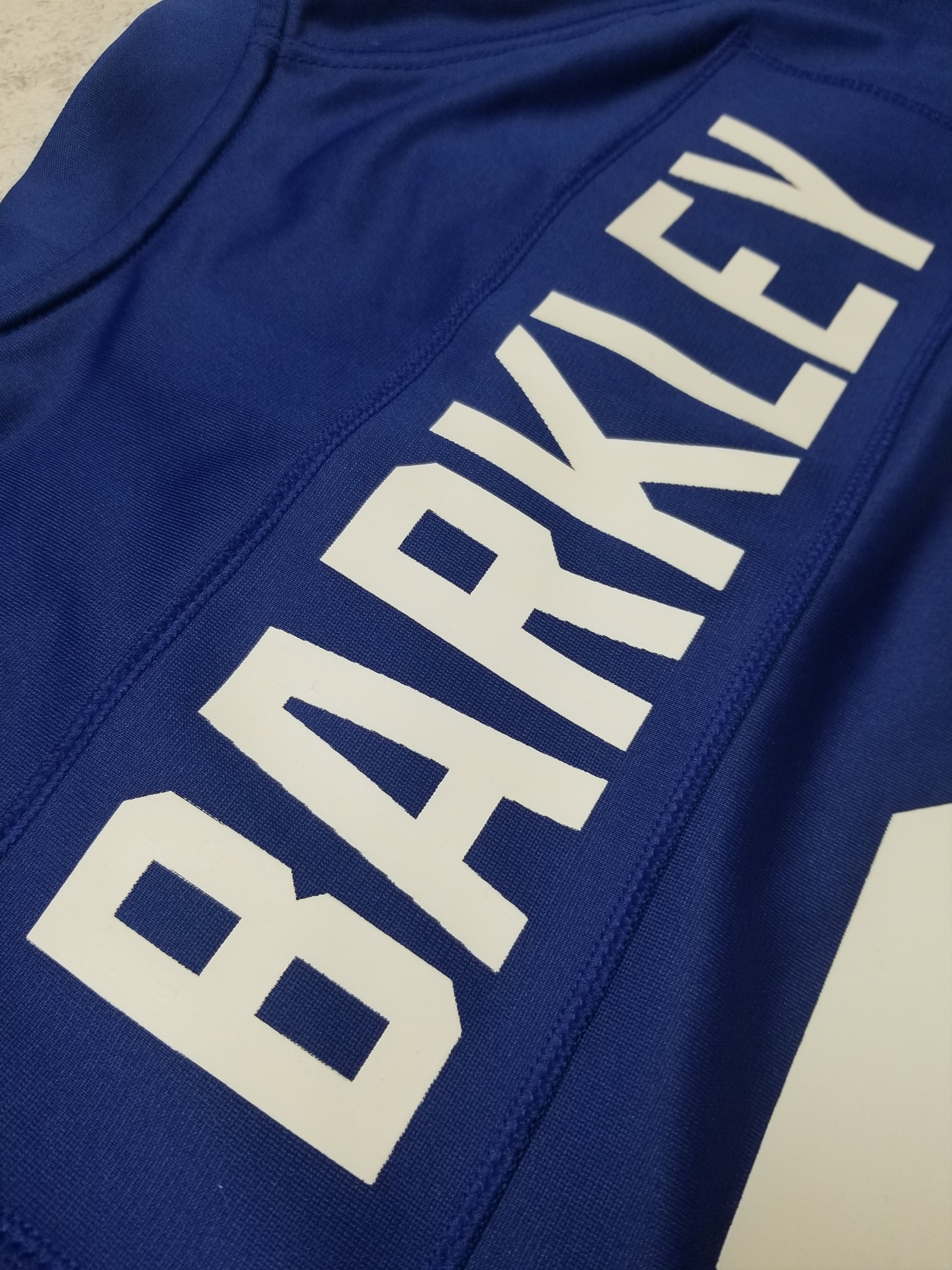 Nike Nike New York Giants #26 Saquon Barkley Onfield NFL Jersey Size US XL / EU 56 / 4 - 14 Thumbnail