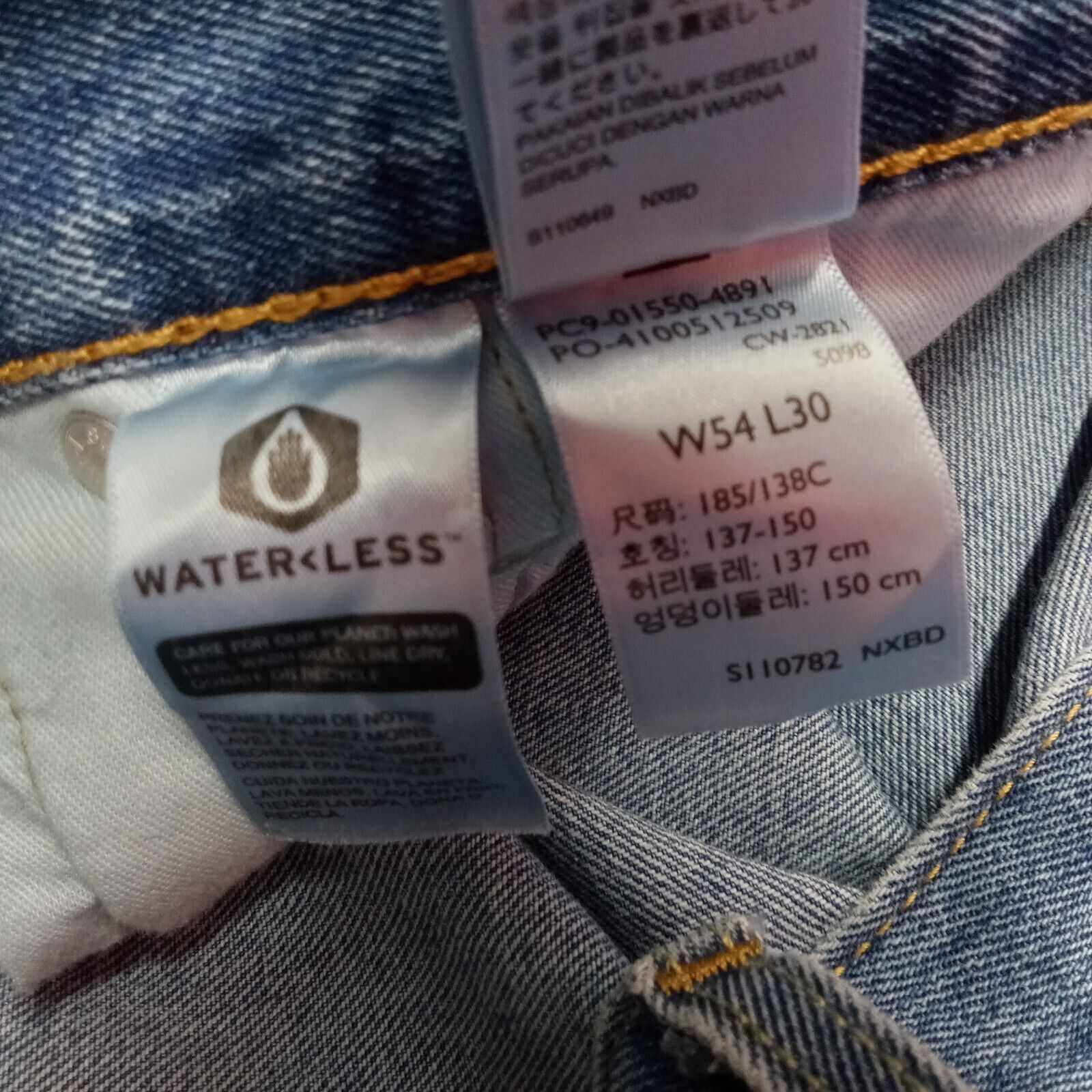 Levi's Levi's 550 Relaxed Jeans Men’s Size 54x30 Big & Tall Blue Size US 44 / EU 60 - 6 Thumbnail