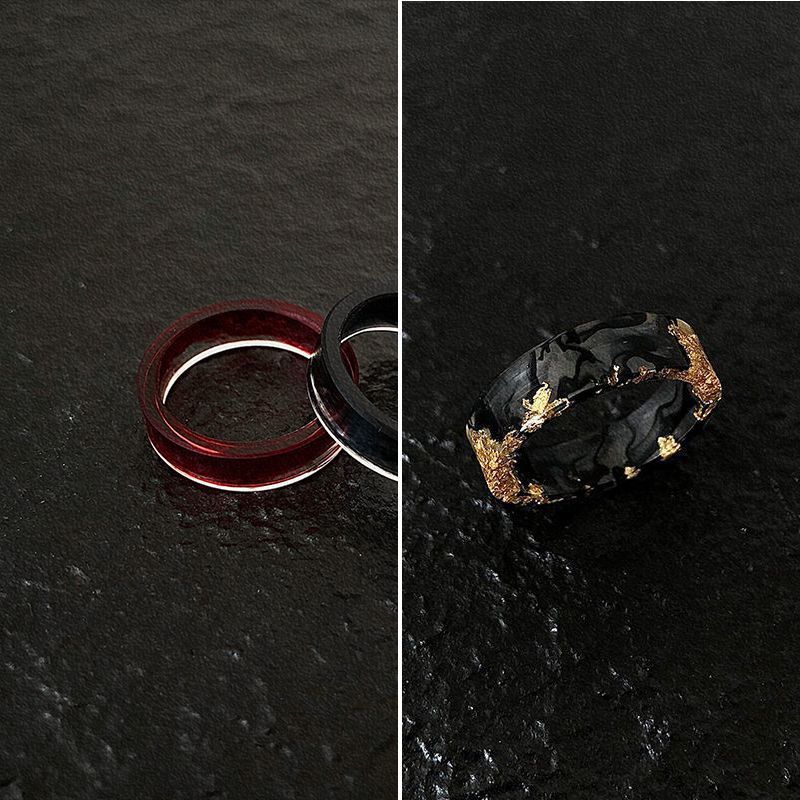 Jewelry Dark Jewelry Rings Open Size Chrome Ring (Size 7-13) Size ONE SIZE - 5 Thumbnail