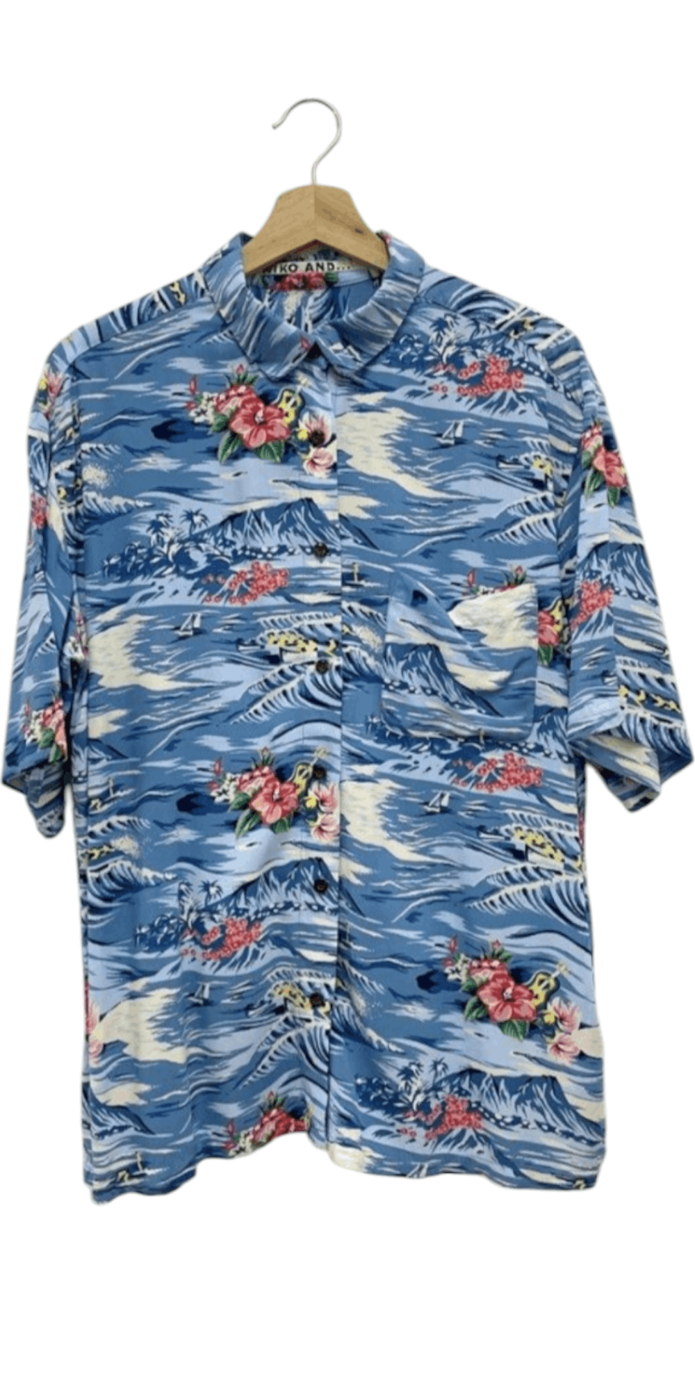 Japanese Brand Niko and.. Hawaiian Shirt Rayon Size US L / EU 52-54 / 3 - 1 Thumbnail