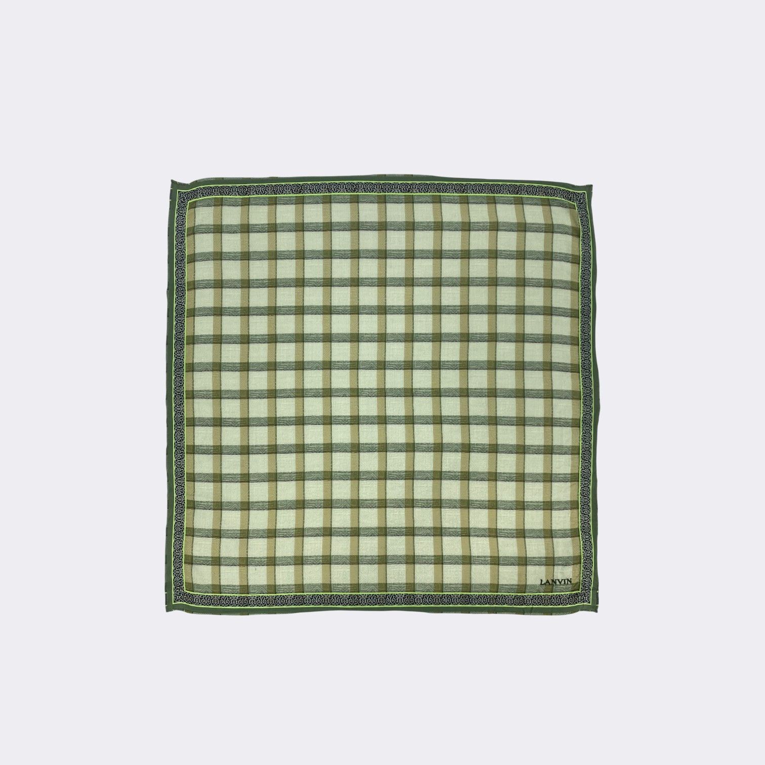 Lanvin × Vintage Vintage Lanvin Handkerchief Neckerchief Bandana H074P Size ONE SIZE - 2 Thumbnail