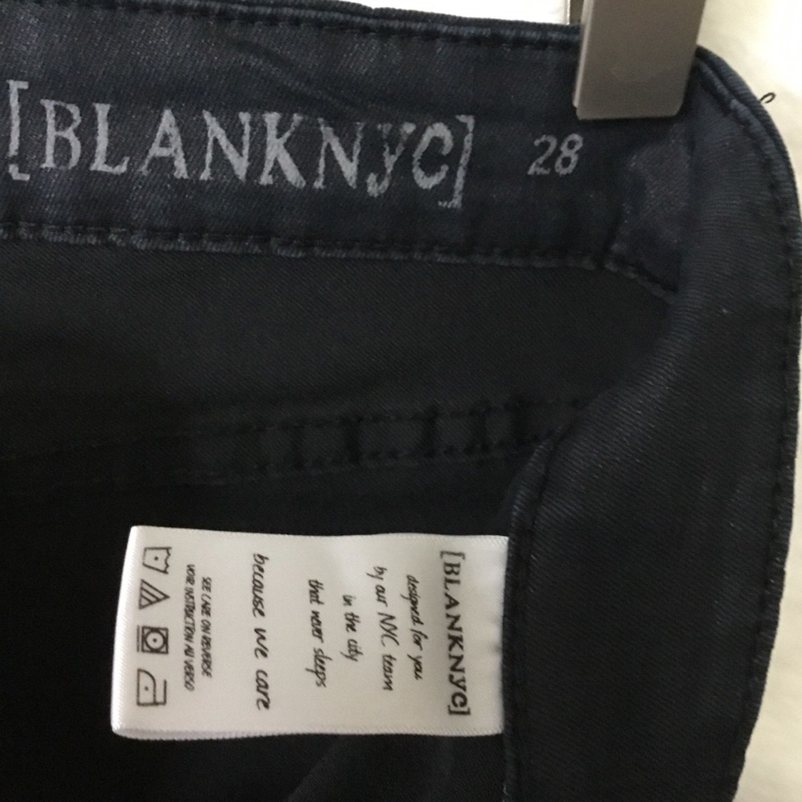 BLANKNYC Blank NYC Dark Gray Shimmer Stretch Skinny Jeans Size 28" / US 6 / IT 42 - 13 Thumbnail