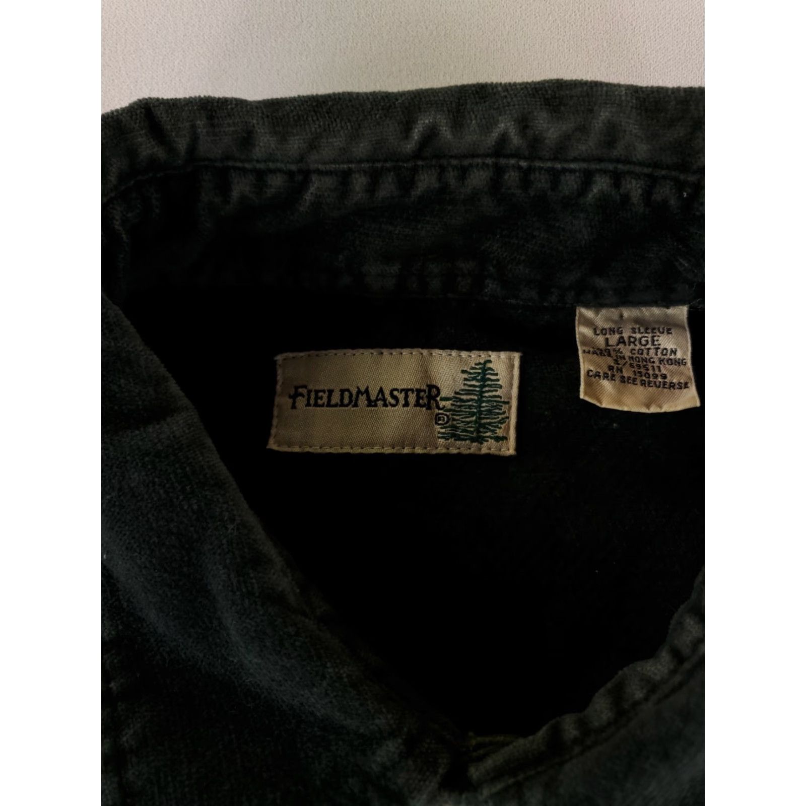 Sears VINTAGE Sears Fieldmaster Shirt VTG 90s Moleskin Button-Up Long Sleeve Green Mens L Shirt Size US L / EU 52-54 / 3 - 5 Thumbnail