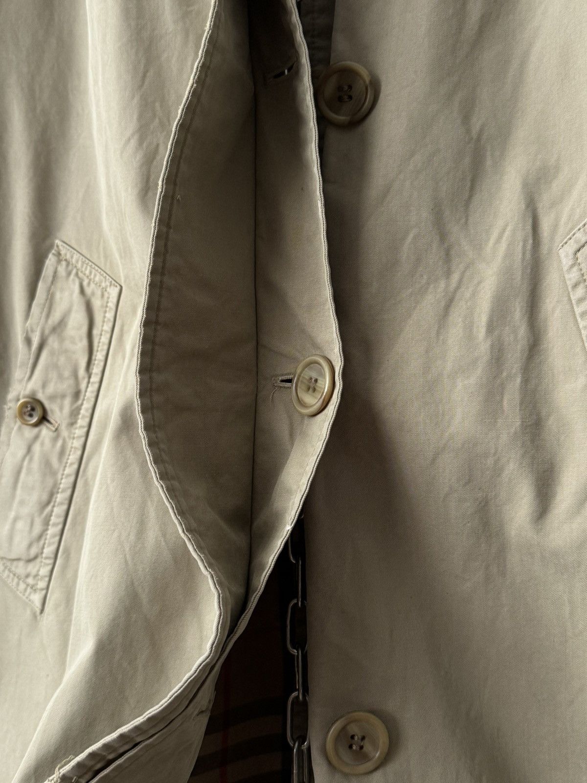 Burberry Vintage 80s Burberrys Women’s Single Raglan Balmacaan Coat Size S / US 4 / IT 40 - 5 Thumbnail