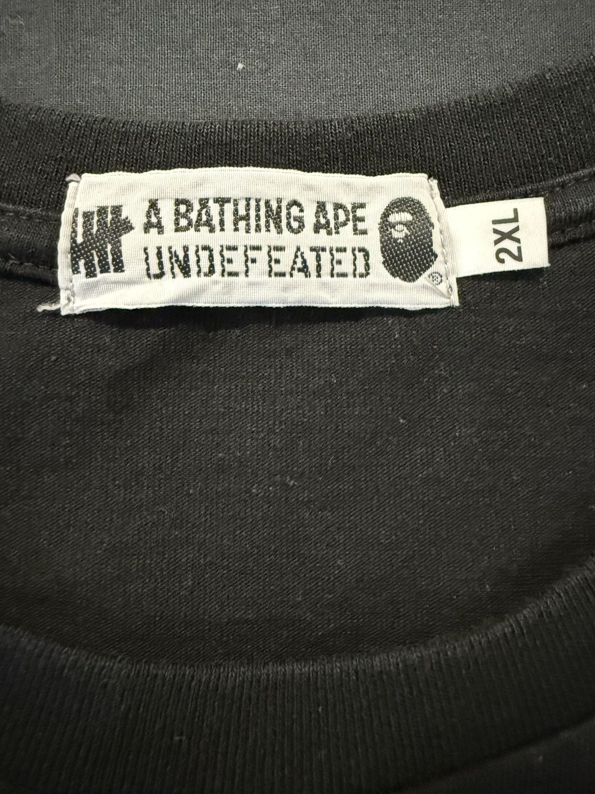 Bape × Timberland × Undefeated Bape x Undefeated x Timberland L/S Tee Black Size US XXL / EU 58 / 5 - 3 Thumbnail
