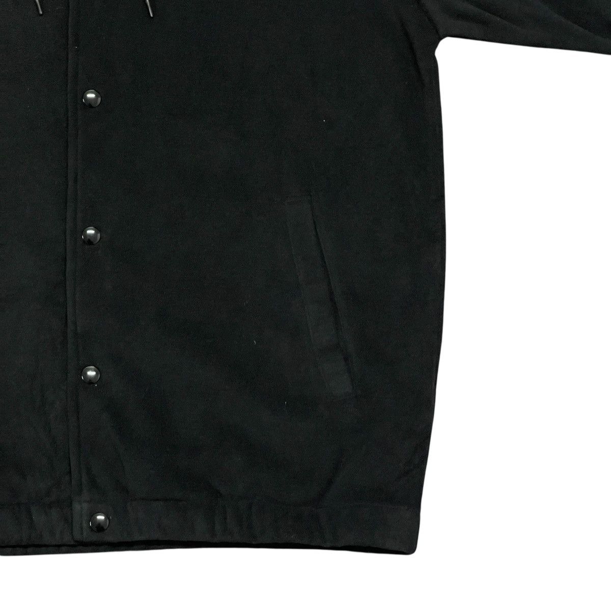 Champion Champion Japan Exclusive Black Hooded Coach Varsity Jacket Size US XL / EU 56 / 4 - 3 Thumbnail
