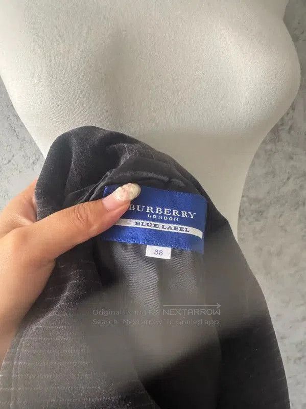 Burberry Burberry Black Cotton Blend Short Cardigan for Women. Size M / US 6-8 / IT 42-44 - 7 Thumbnail