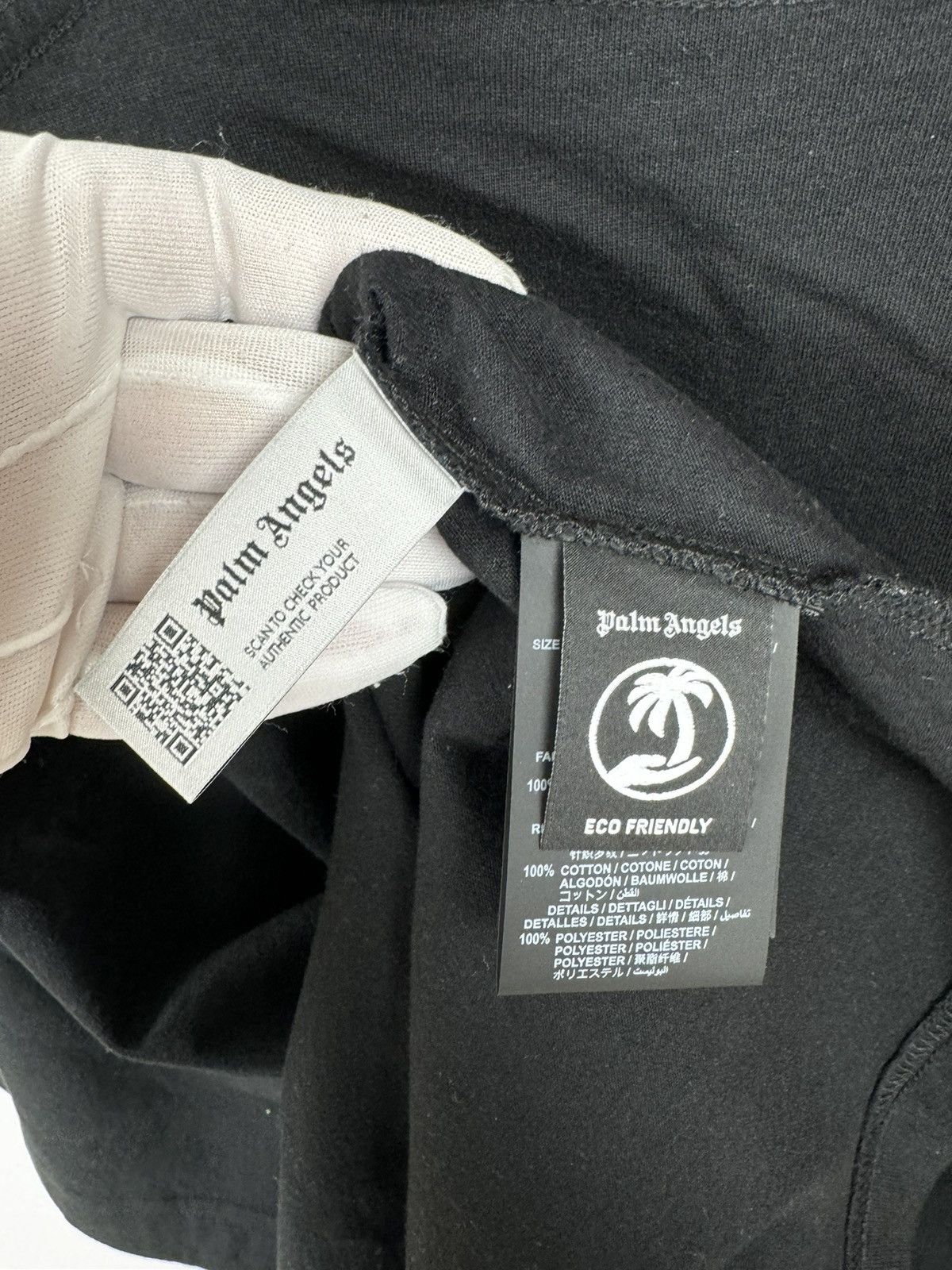 Palm Angels Palm Angels Stamped Palm T-Shirt Size US S / EU 44-46 / 1 - 6 Thumbnail