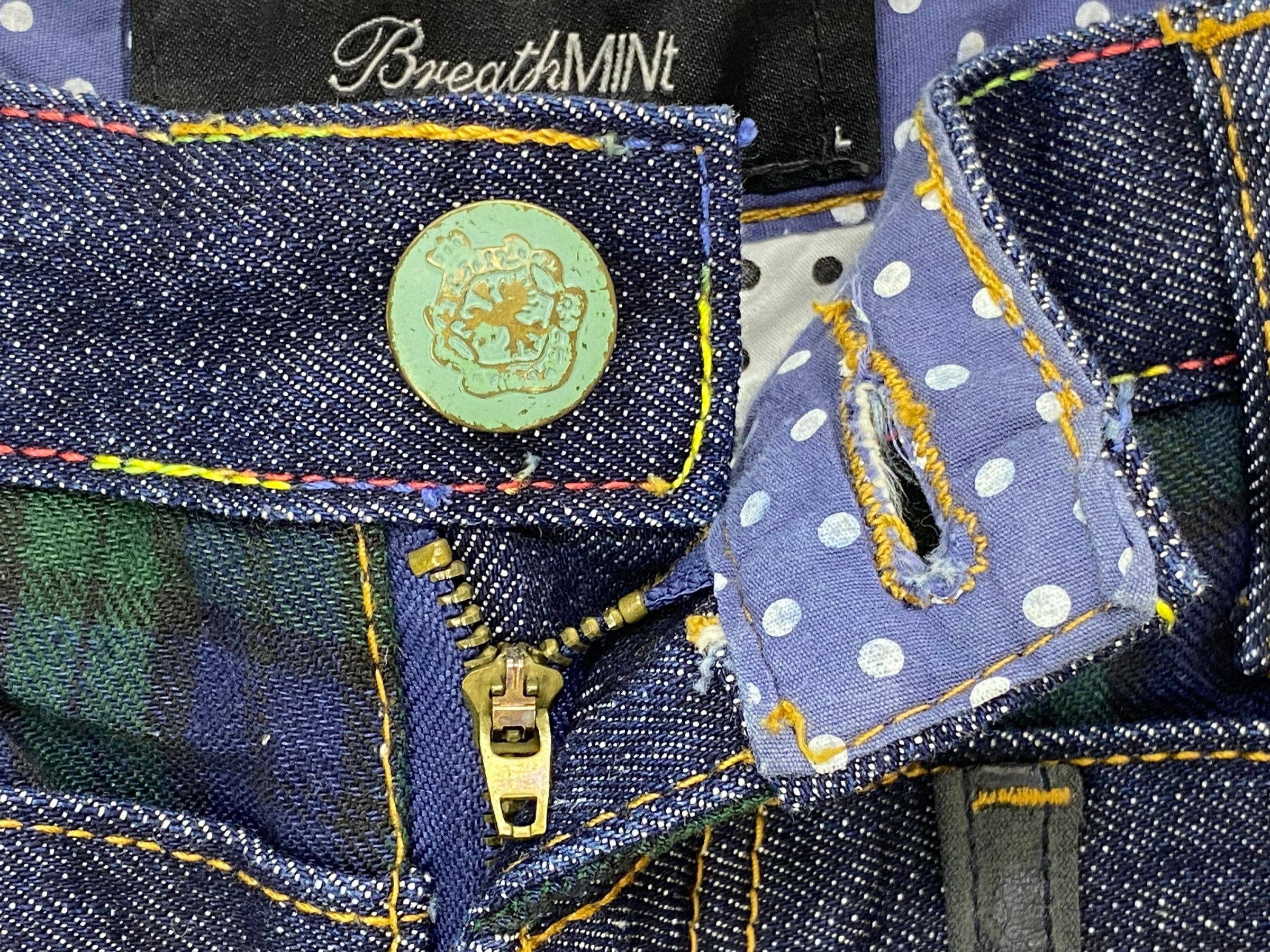 Japanese Brand Breathmint Jeans Double Waist Jeans Japanese Jeans Size US 31 - 9 Thumbnail