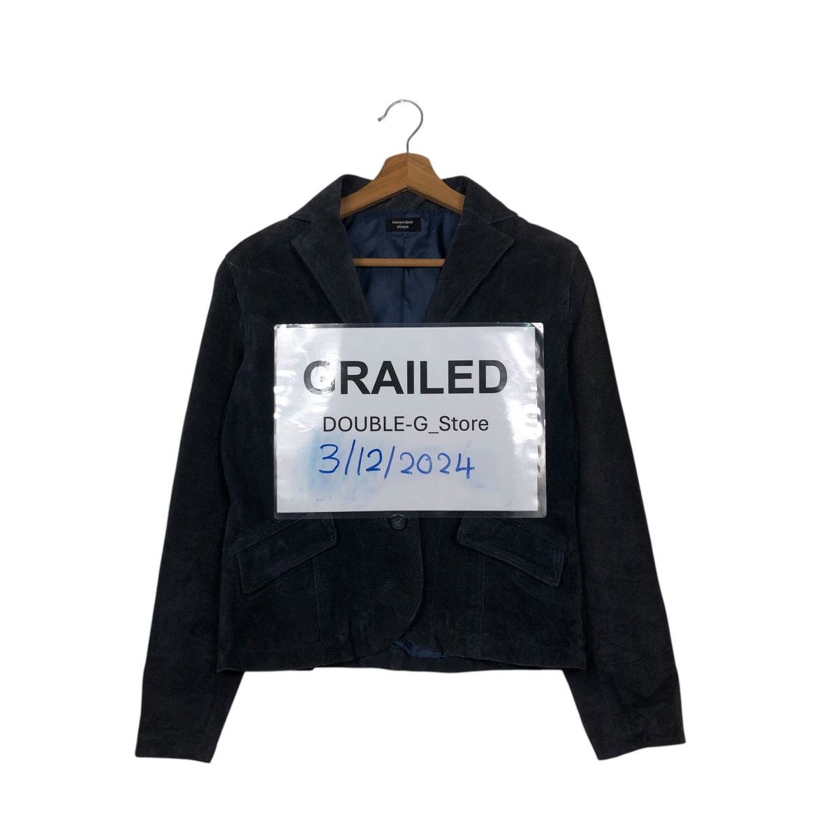 Japanese Brand 📌Archieve Cropped Leather Pig Skins November Steps Japan Size US L / EU 52-54 / 3 - 1 Thumbnail