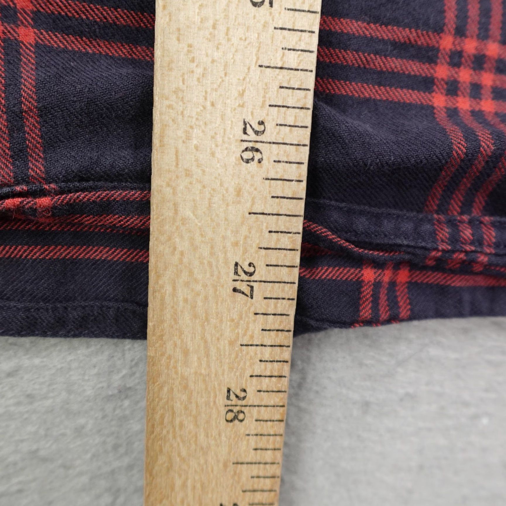 A.P.C. VINTAGE APC Shirt Mens Medium Blue Red Plaid Brushed Twill Flannel Button Up Lightweight - Designer Shirt Mens M Blue Plaid 90s? Size US M / EU 48-50 / 2 - 7 Thumbnail
