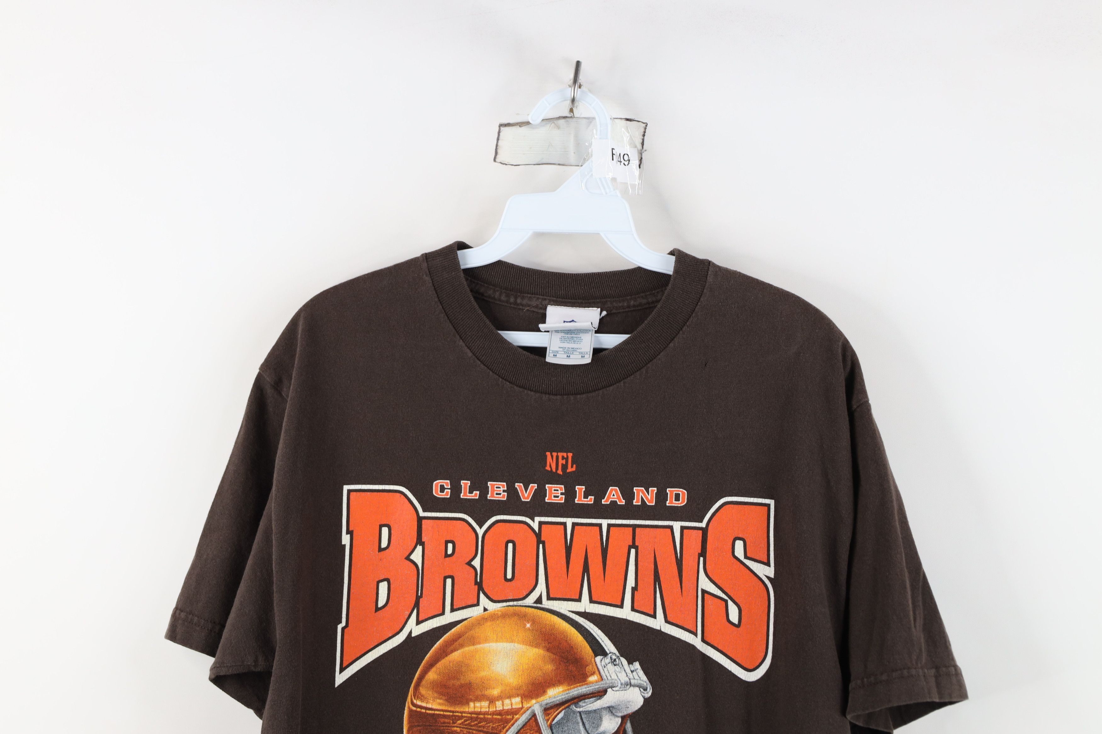 Vintage Vintage NFL Cleveland Browns Football Helmet T-Shirt Brown Size US M / EU 48-50 / 2 - 2 Thumbnail