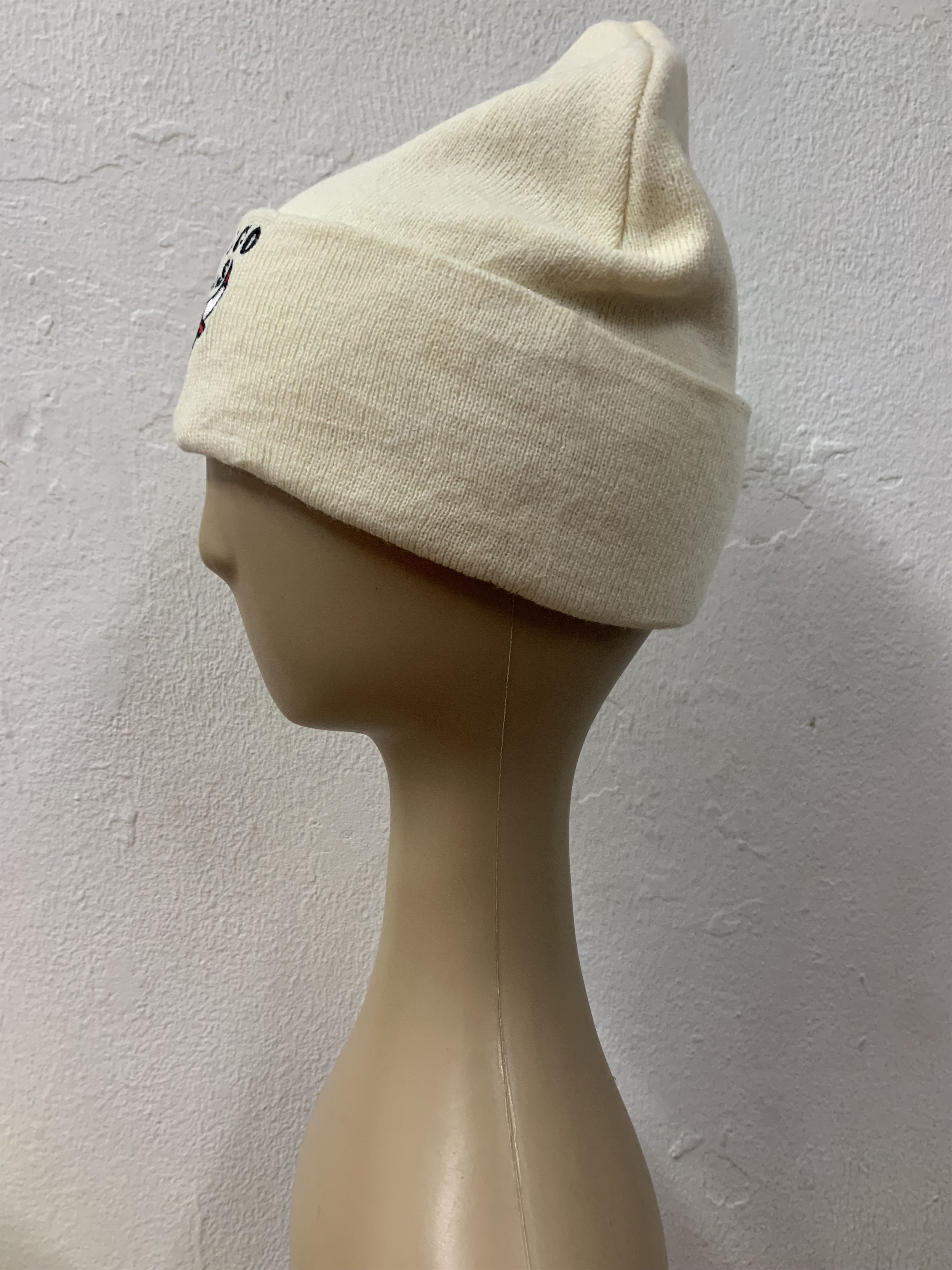 NBA NBA Chicago Bulls Off White Beanie Hats Size ONE SIZE - 3 Thumbnail