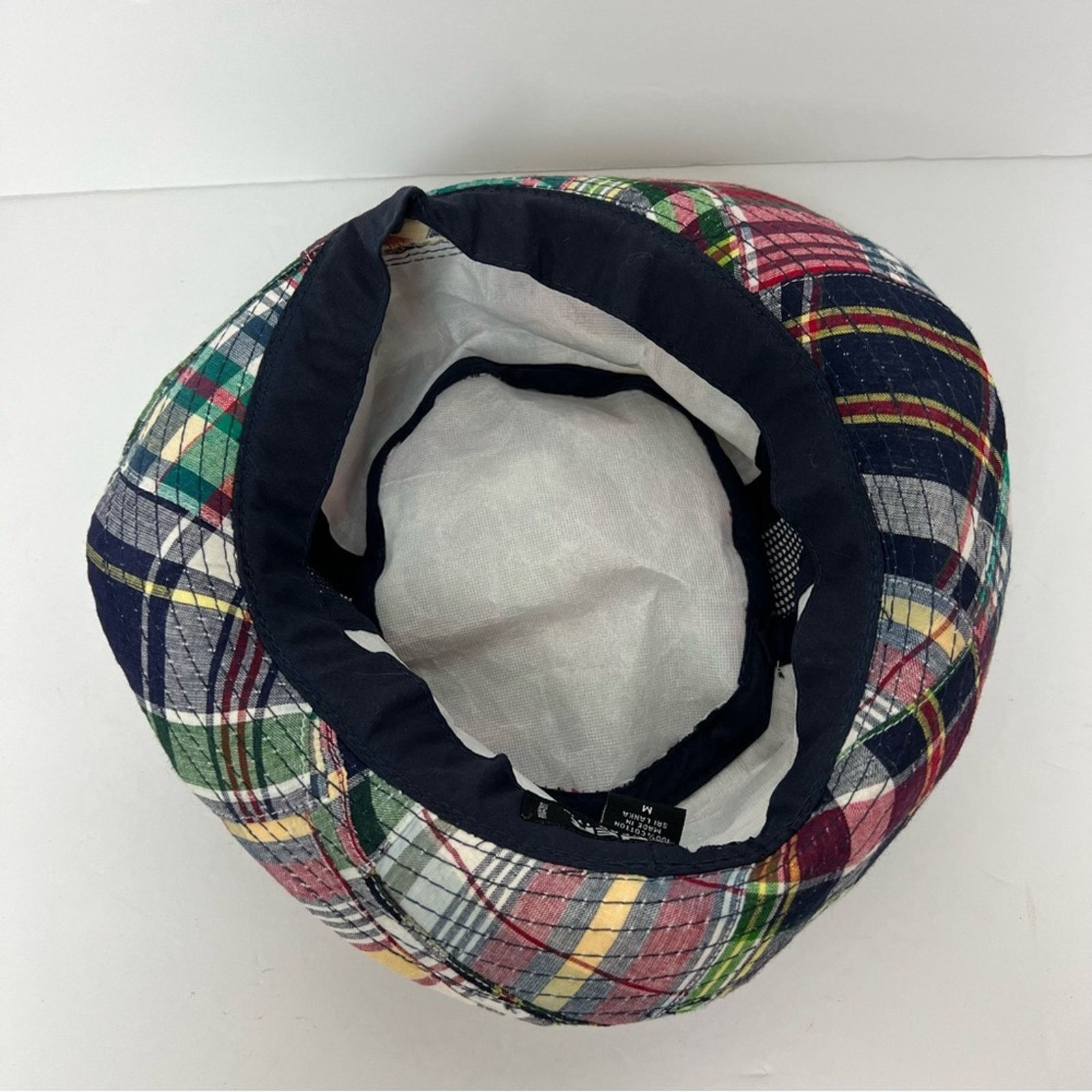 Other Broner Navy Plaid Summer Packable Sun Hat Kids Size Medium Size 26 - 9 Thumbnail