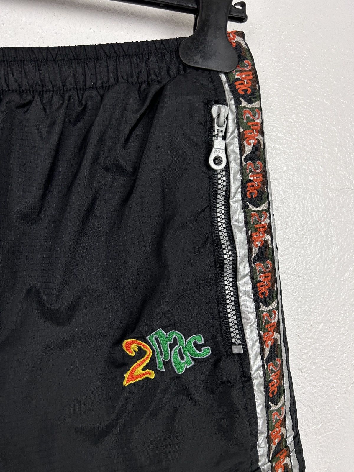 Rap Tees Vintage 2PAC Rap Hip Hop Cargo Lampas Utility Pants Size US 34 / EU 50 - 2 Thumbnail