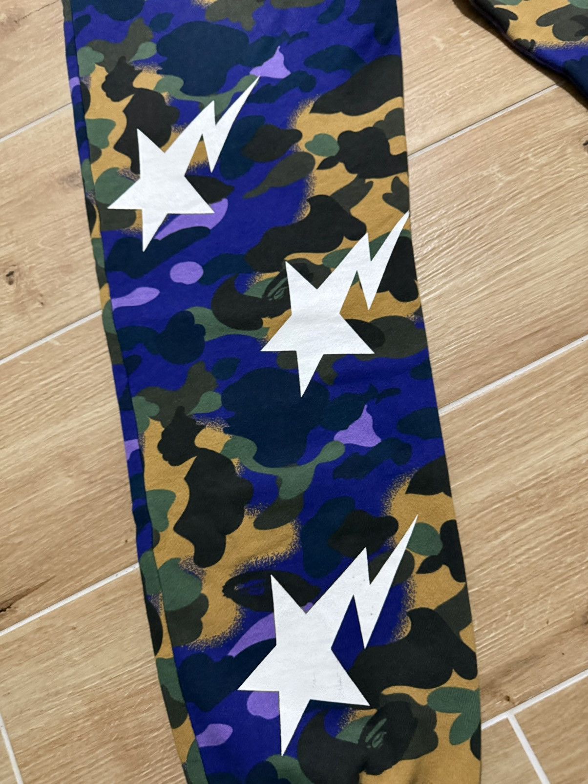 Bape × Heron Preston BAPE x Heron Preston Multi Color Star Sweatpants Size US 30 / EU 46 - 8 Thumbnail