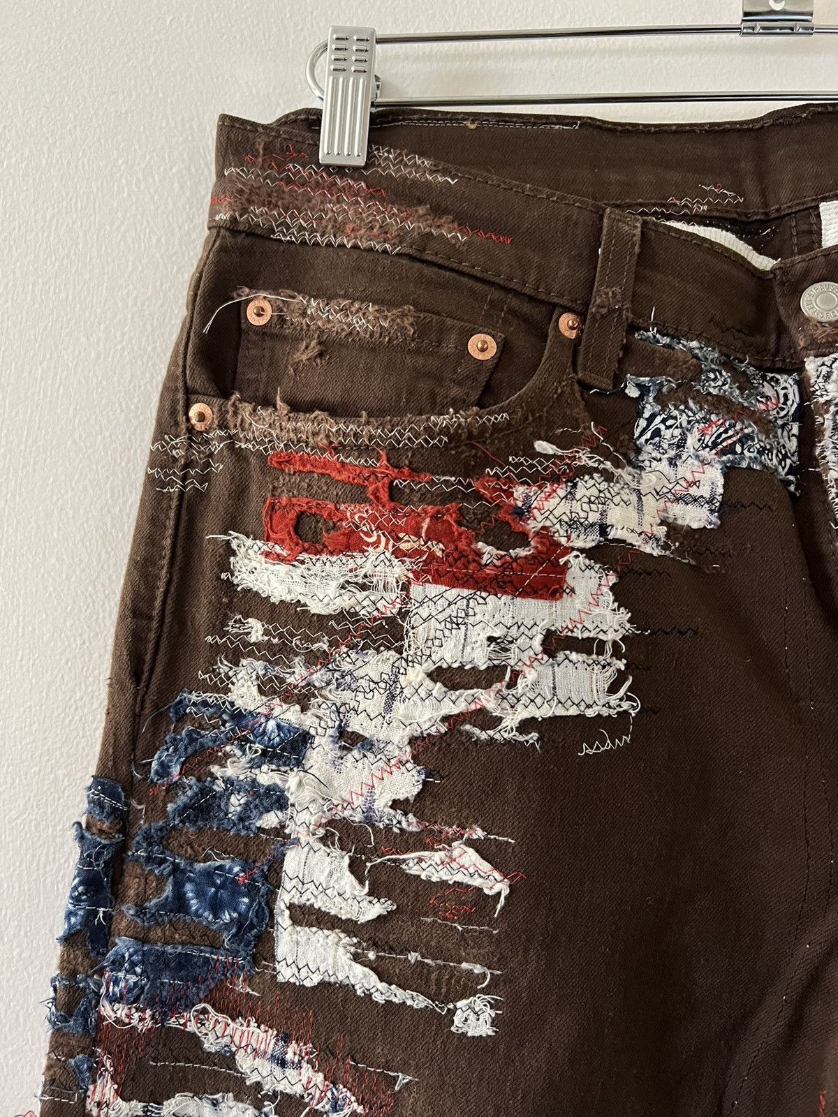 Levi's Brown Boro Denim Levi’s 511 Size US 32 / EU 48 - 4 Thumbnail