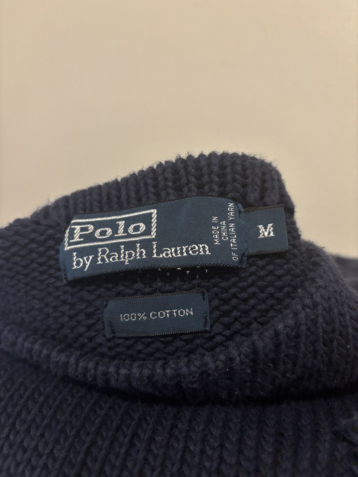 Ralph Lauren Thrashed Vintage Ralph Lauren Polo Knit Sweatshirt Crewneck Size US M / EU 48-50 / 2 - 3 Thumbnail