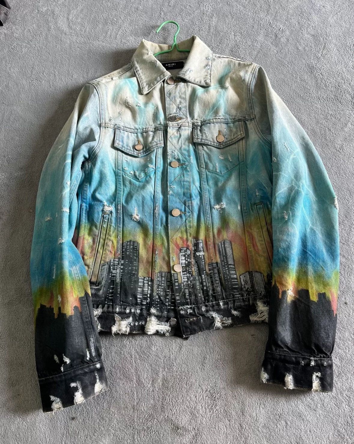 Amiri Amiri 19SS Vintage Airbrush Hollywood Trucker Jacket 2502-N Size US M / EU 48-50 / 2 - 1 Thumbnail