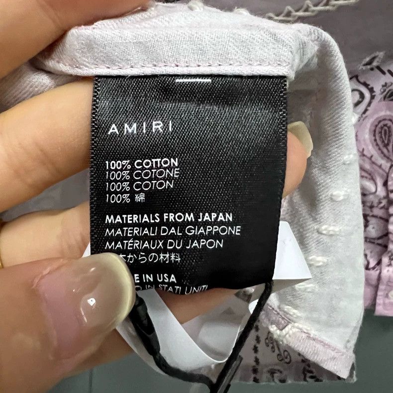 Amiri Amiri Pink Pineapple Flower Shirt Size US XL / EU 56 / 4 - 5 Thumbnail