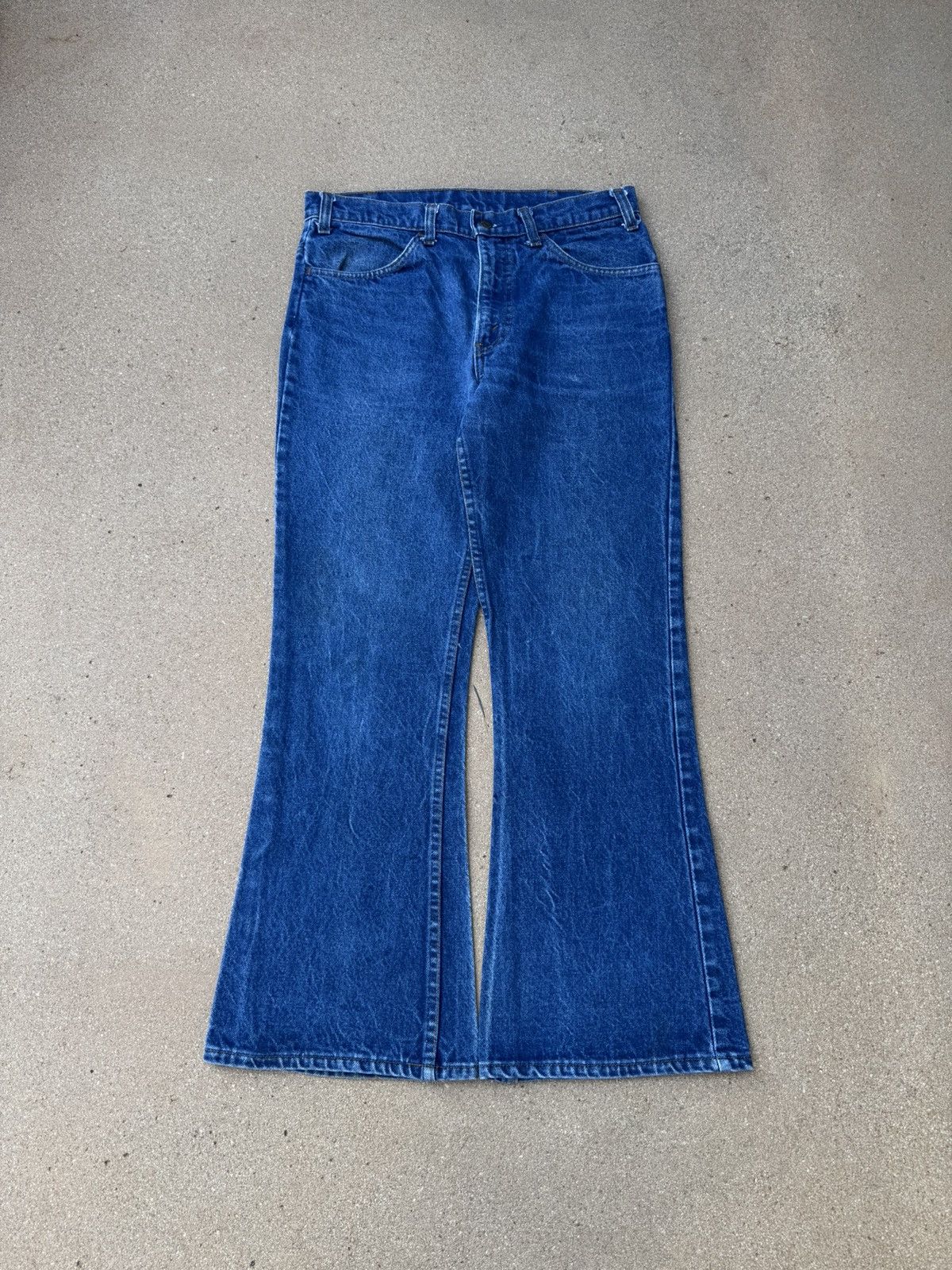 Vintage Vtg 70’s Levi’s 646 Orange Tab Bellbottom Flare Jeans 32x29 Size US 32 / EU 48 - 1 Thumbnail