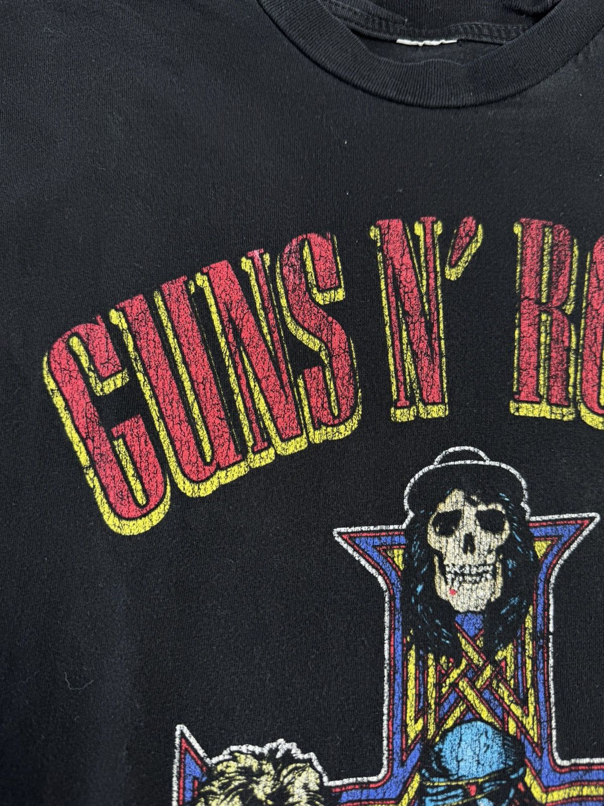 Guns N' Roses 2000s Guns N Roses Cross Skulls Print Rock T-Shirt Size US L / EU 52-54 / 3 - 7 Thumbnail