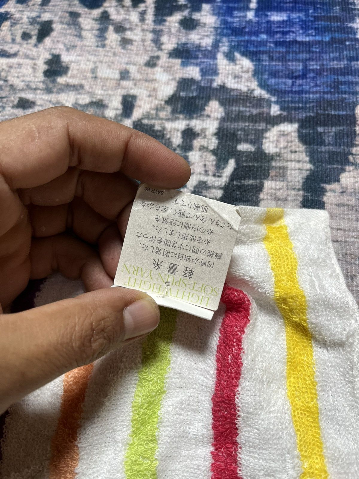 Issey Miyake × Japanese Brand × Tsumori Chisato 🔥Tsumori Chisato By issey miyake Multicolour Small Towel Size ONE SIZE - 10 Thumbnail