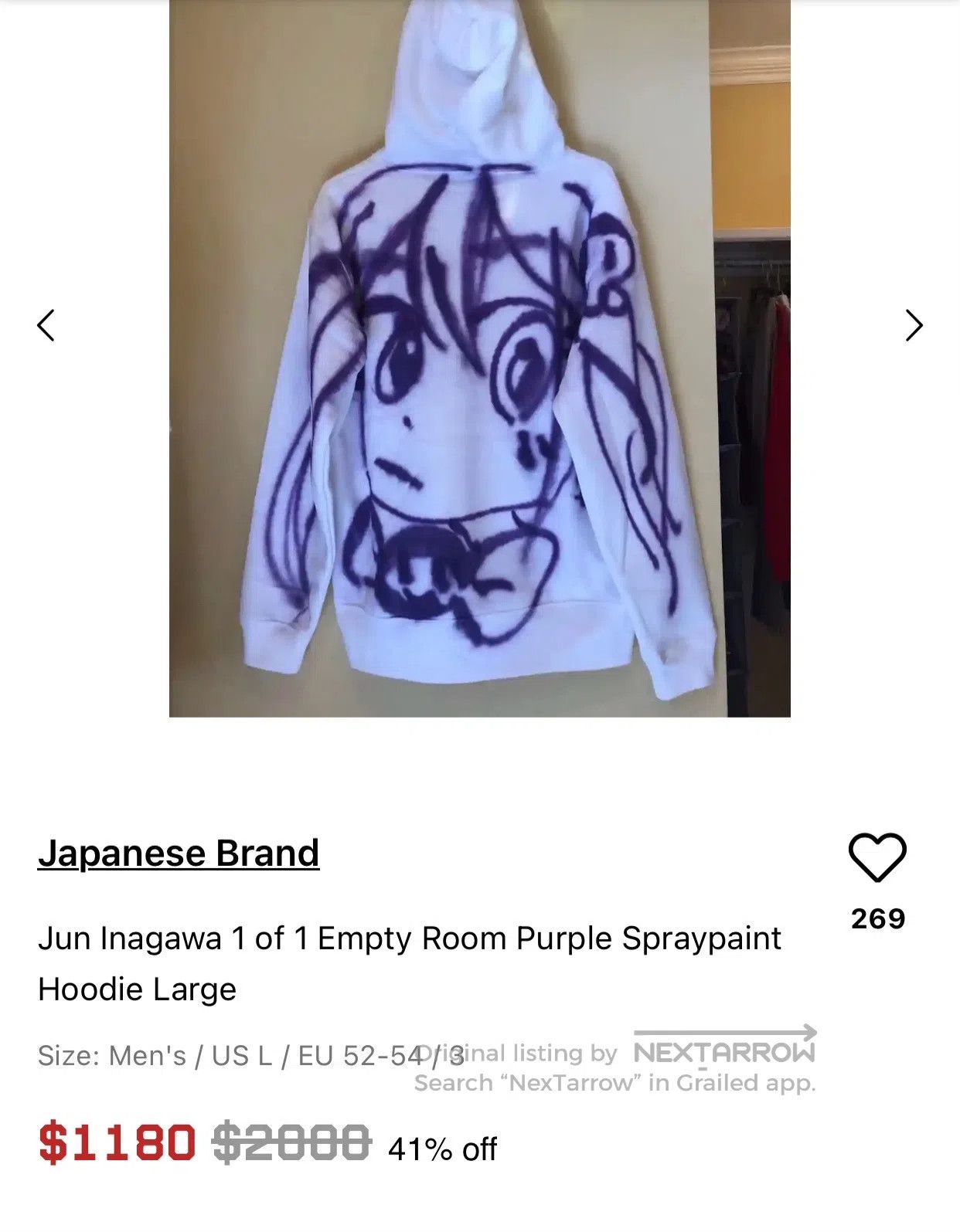 Other Jun Inagawa x Empty Room 1of1 Painted Tee Magical Girl Dir Size US XXL / EU 58 / 5 - 6 Thumbnail