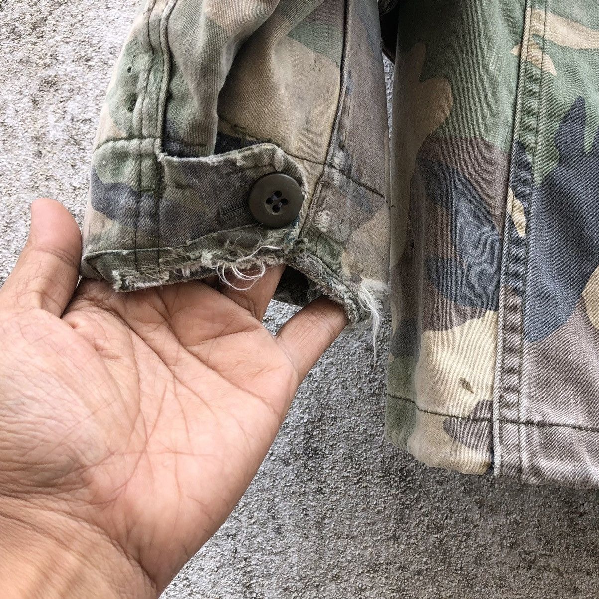 Alpha Industries 🔥VTG 80s Alpha Cold Weather Field THRASHED DISTRESSED Jacket Size US M / EU 48-50 / 2 - 10 Thumbnail