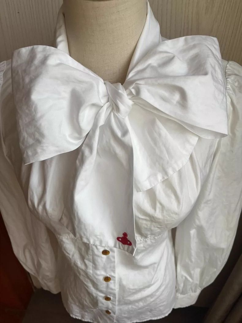 Vivienne Westwood Vivienne Westwood Butterfly collar shirt Size M / US 6-8 / IT 42-44 - 2 Thumbnail