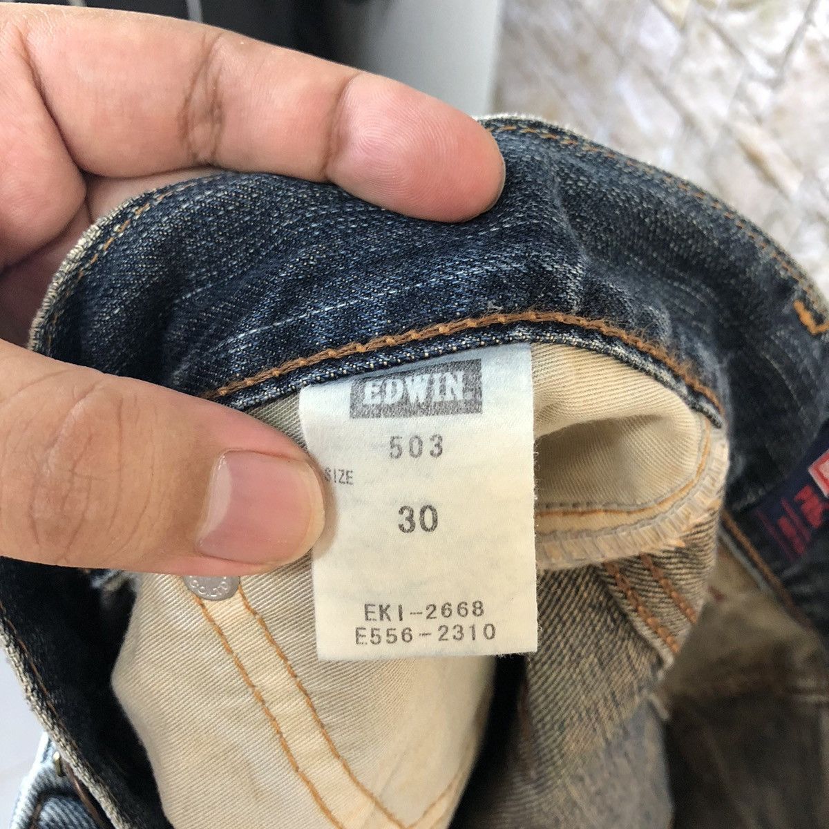 Edwin 503 Edwin Premium vintage faded Blue Denim Pants #7599 Size US 30 / EU 46 - 20 Thumbnail