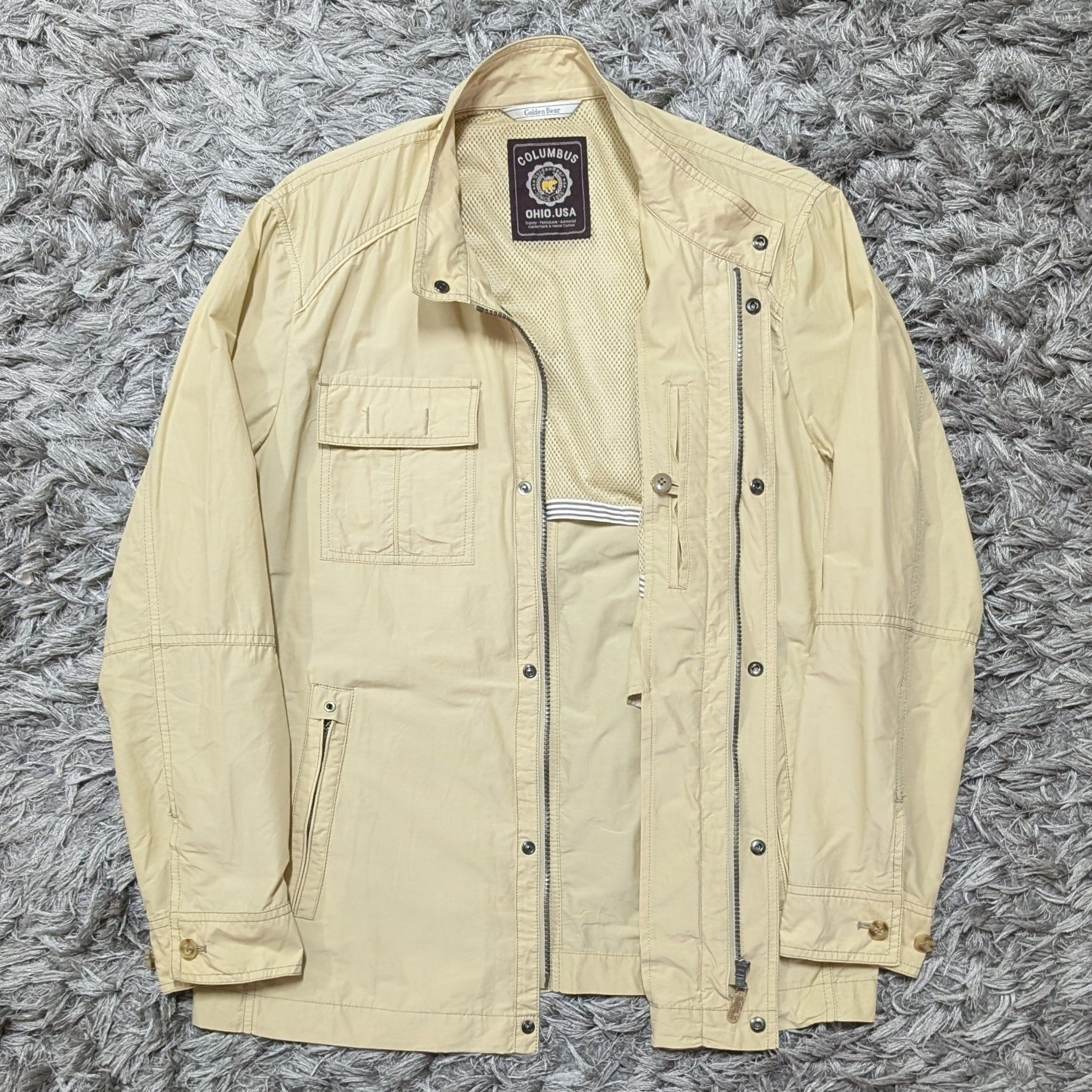 Vintage Golden Bear Casual Utility Multi-pocket Jacket