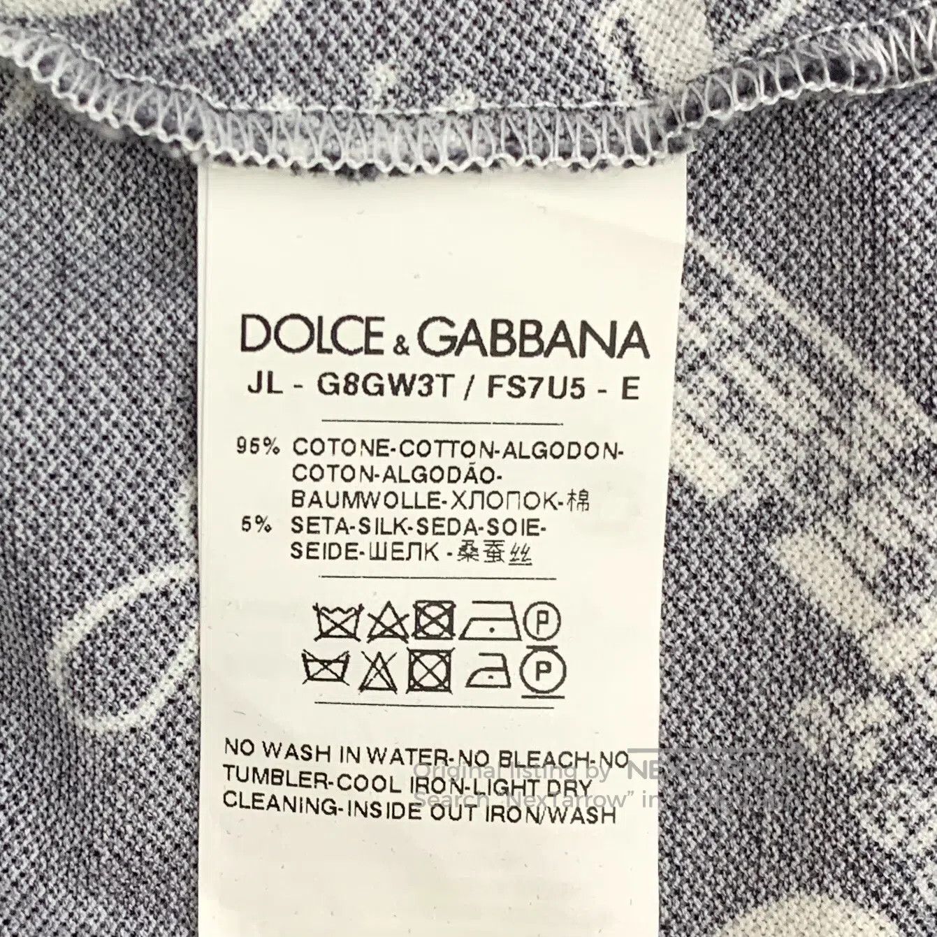Dolce & Gabbana Dolce Gabbana Black cotton short-sleeved polo shirt with m Size US M / EU 48-50 / 2 - 6 Thumbnail