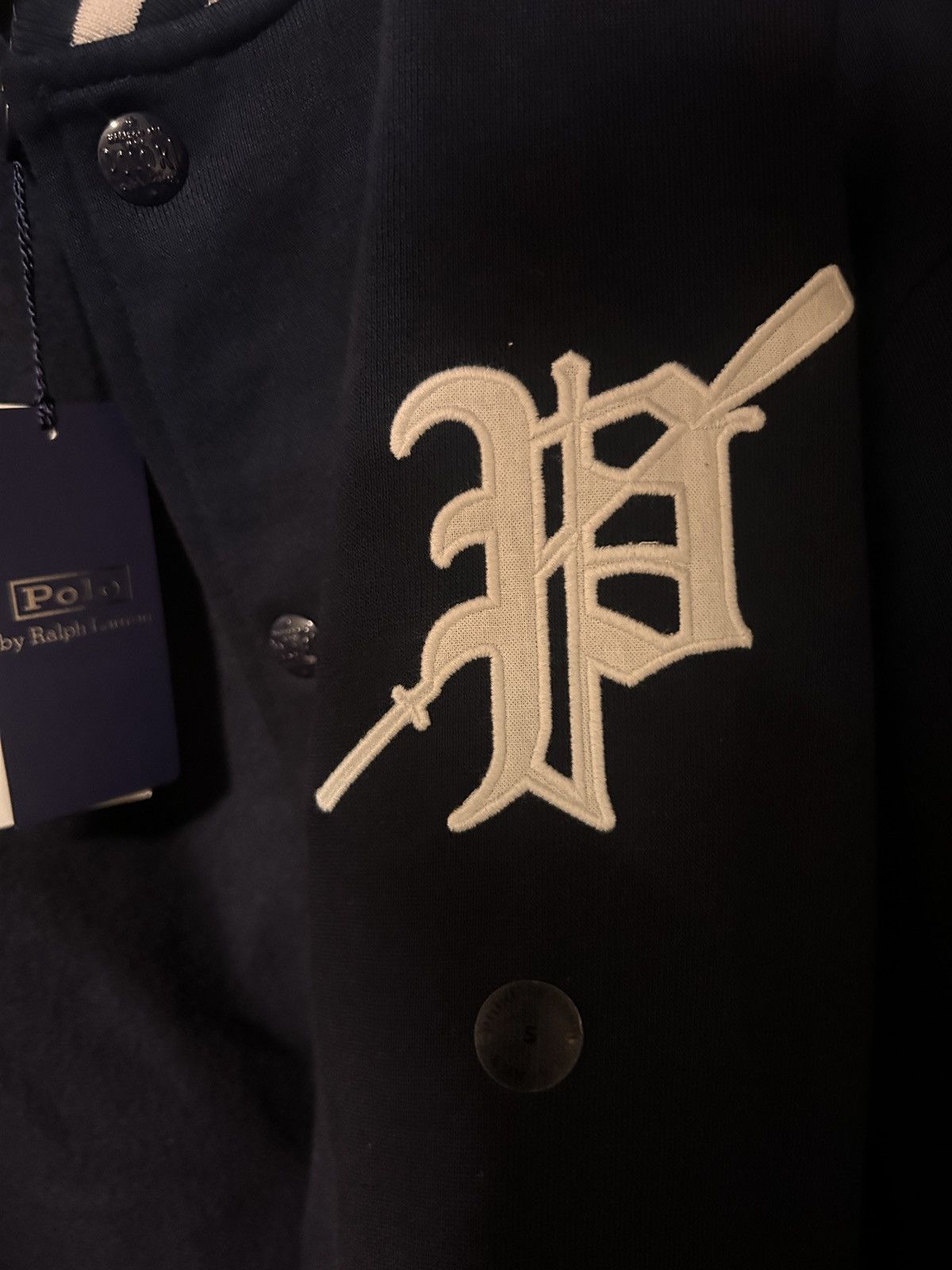 Polo Ralph Lauren Navy Varsity Polo Sweater Size US S / EU 44-46 / 1 - 6 Thumbnail