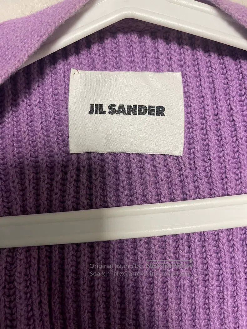Jil Sander Jil Sander size 48 Purple cardigan Size US L / EU 52-54 / 3 - 3 Thumbnail