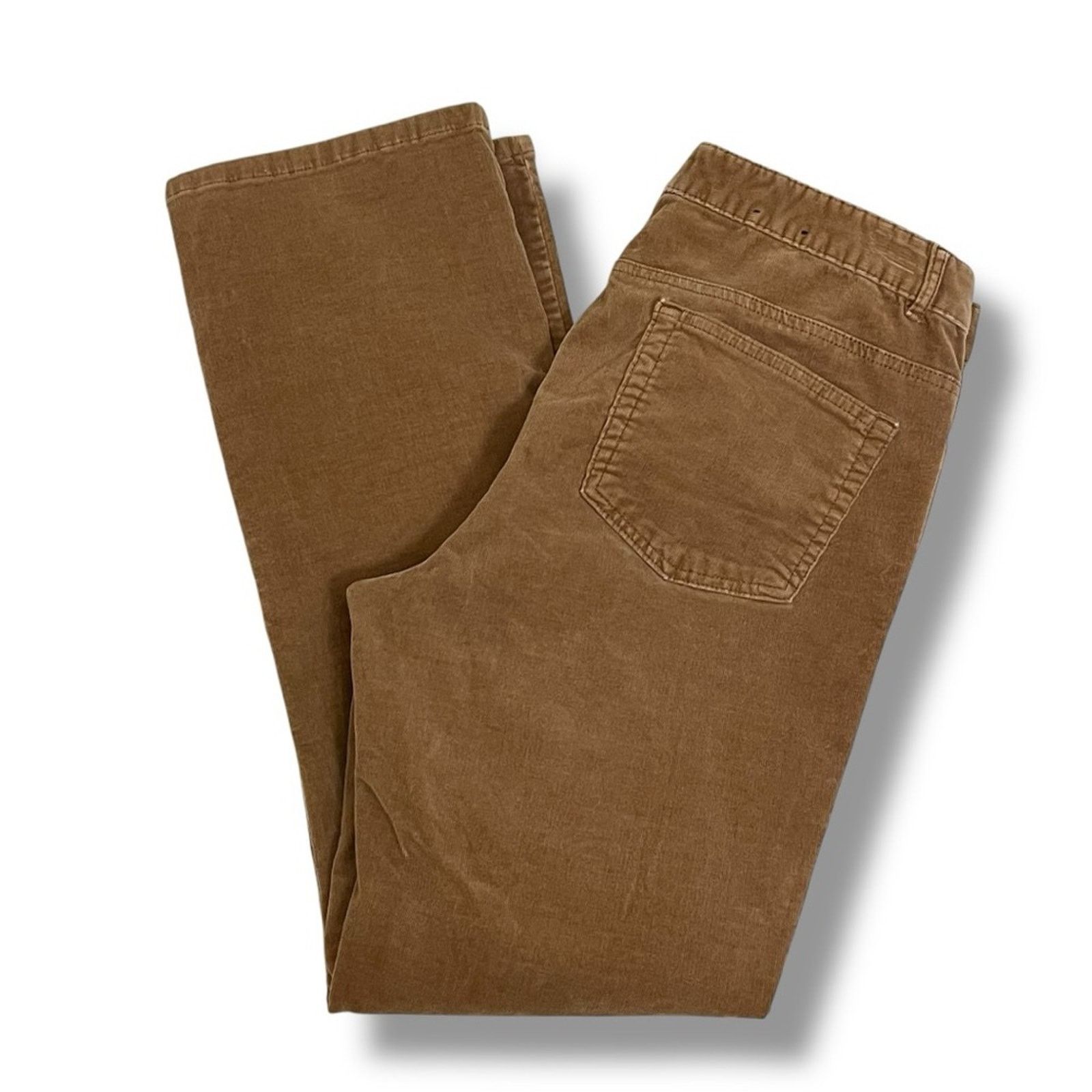 Chaps Chaps Denim corduroy high rise straight leg pants size 14 Size 36" / US 14 / IT 50 - 4 Thumbnail