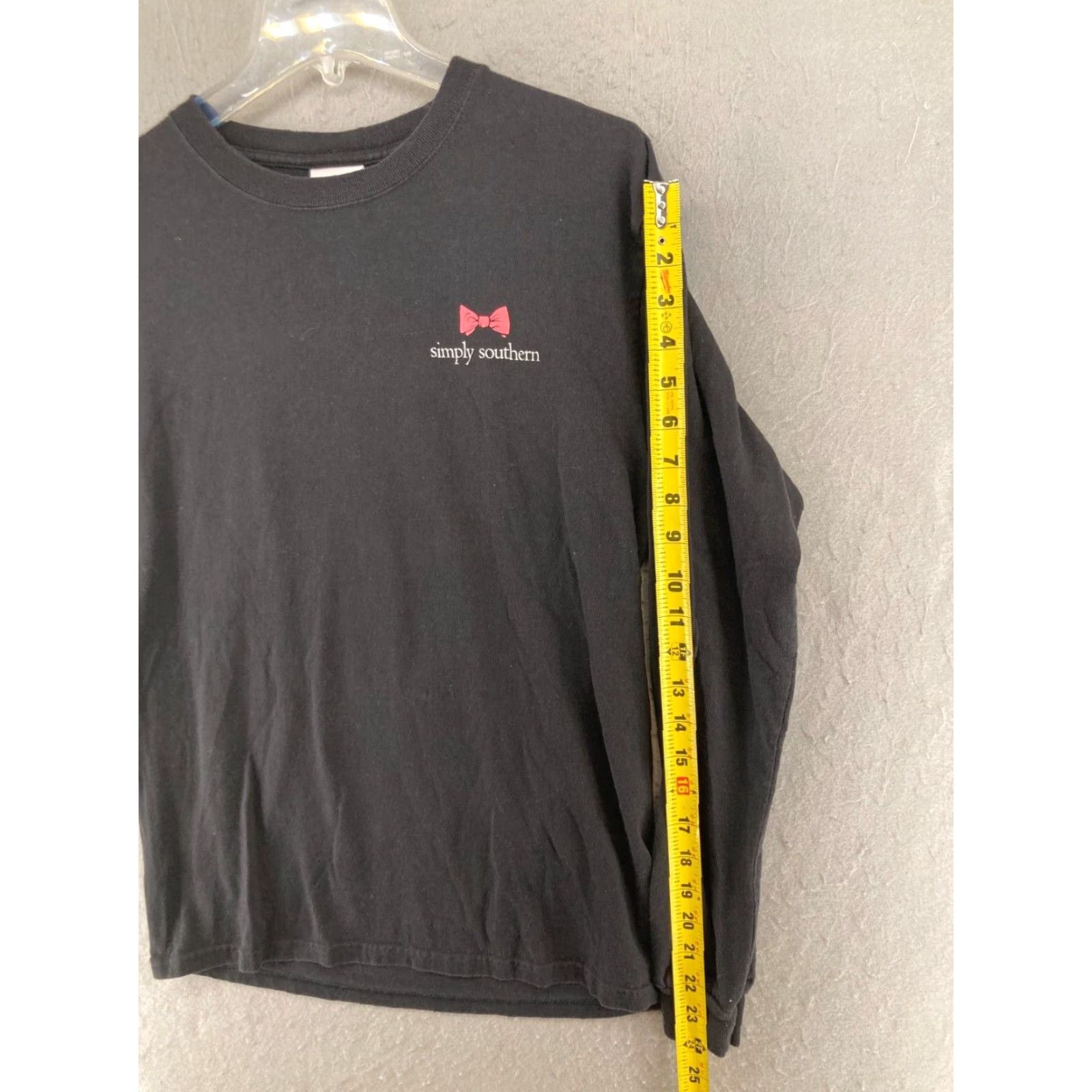 Vintage Simply Southern Womens TShirt Adult Medium Black A Southern State Of Mind Womens Size M / US 6-8 / IT 42-44 - 5 Thumbnail